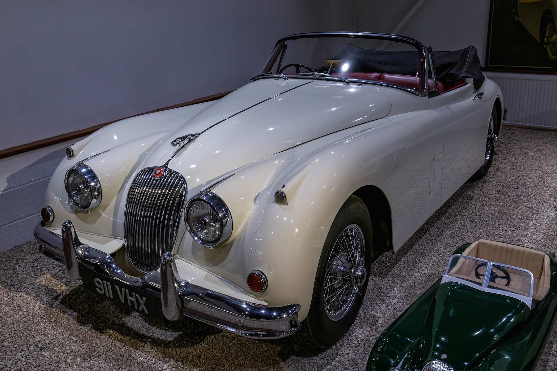 1959 Jaguar XK150 DHC at the Haynes International Motor Museum in Somerset. England