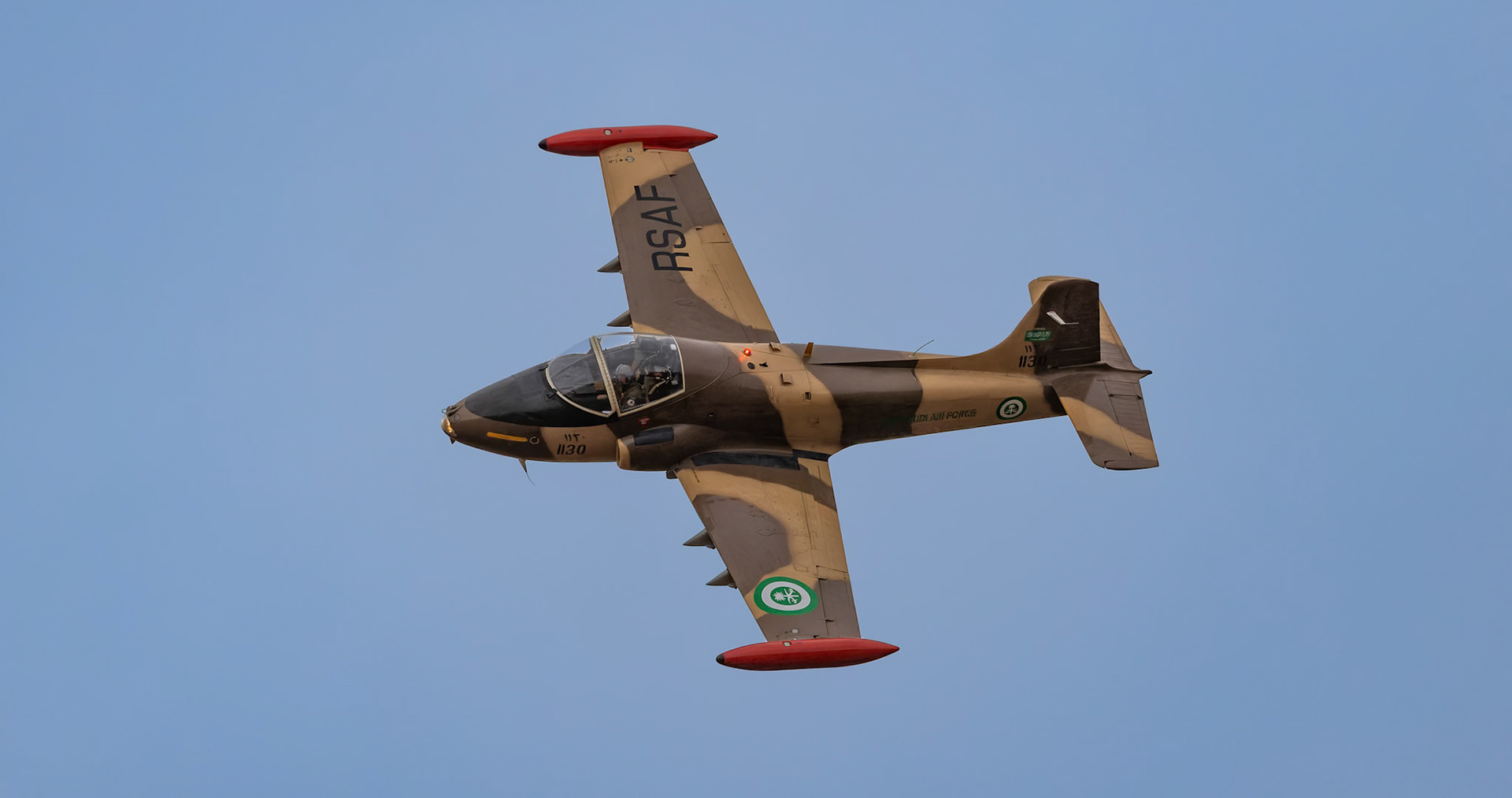 BAC 167 Strikemaster Mk.80A (RSAF) [ZK-VPR] on display at Warbirds over Wanaka, New Zealand