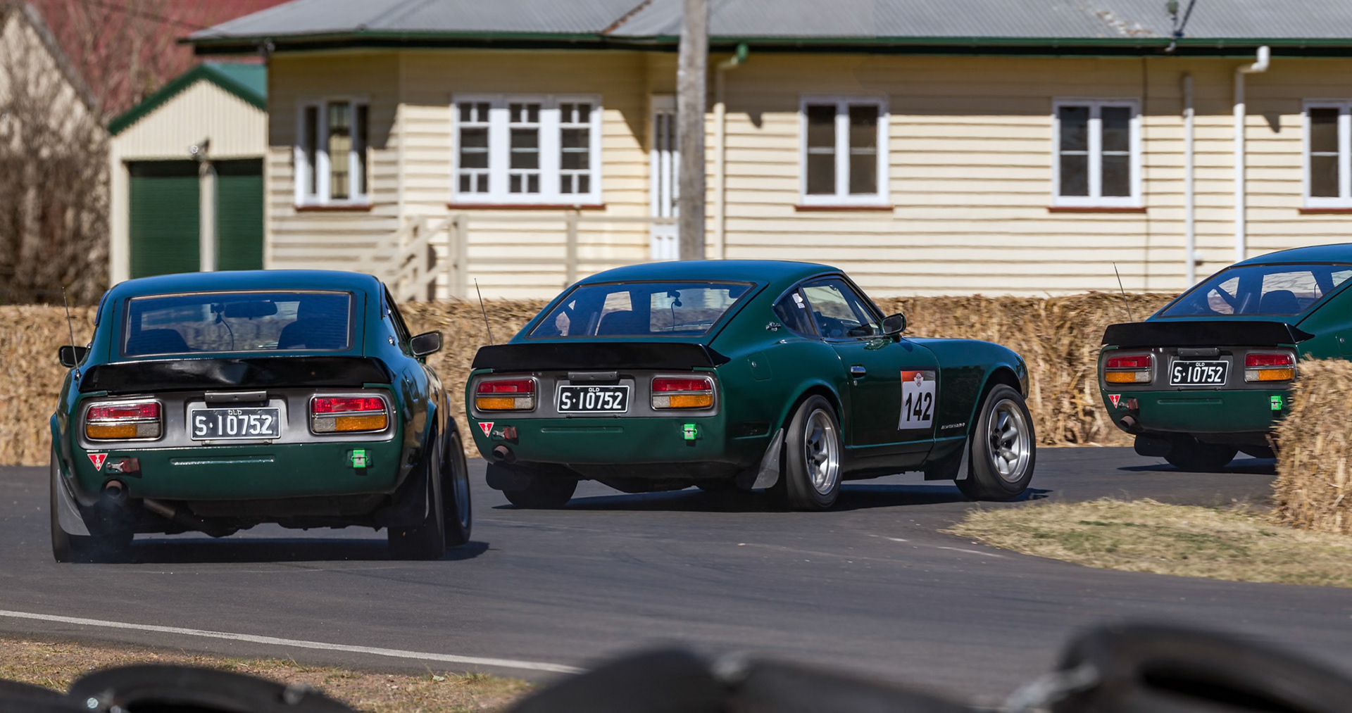 Car 142 - 1970 Datsun 240Z, driven by Jon Siddins at the Leyburn Sprints, Australia