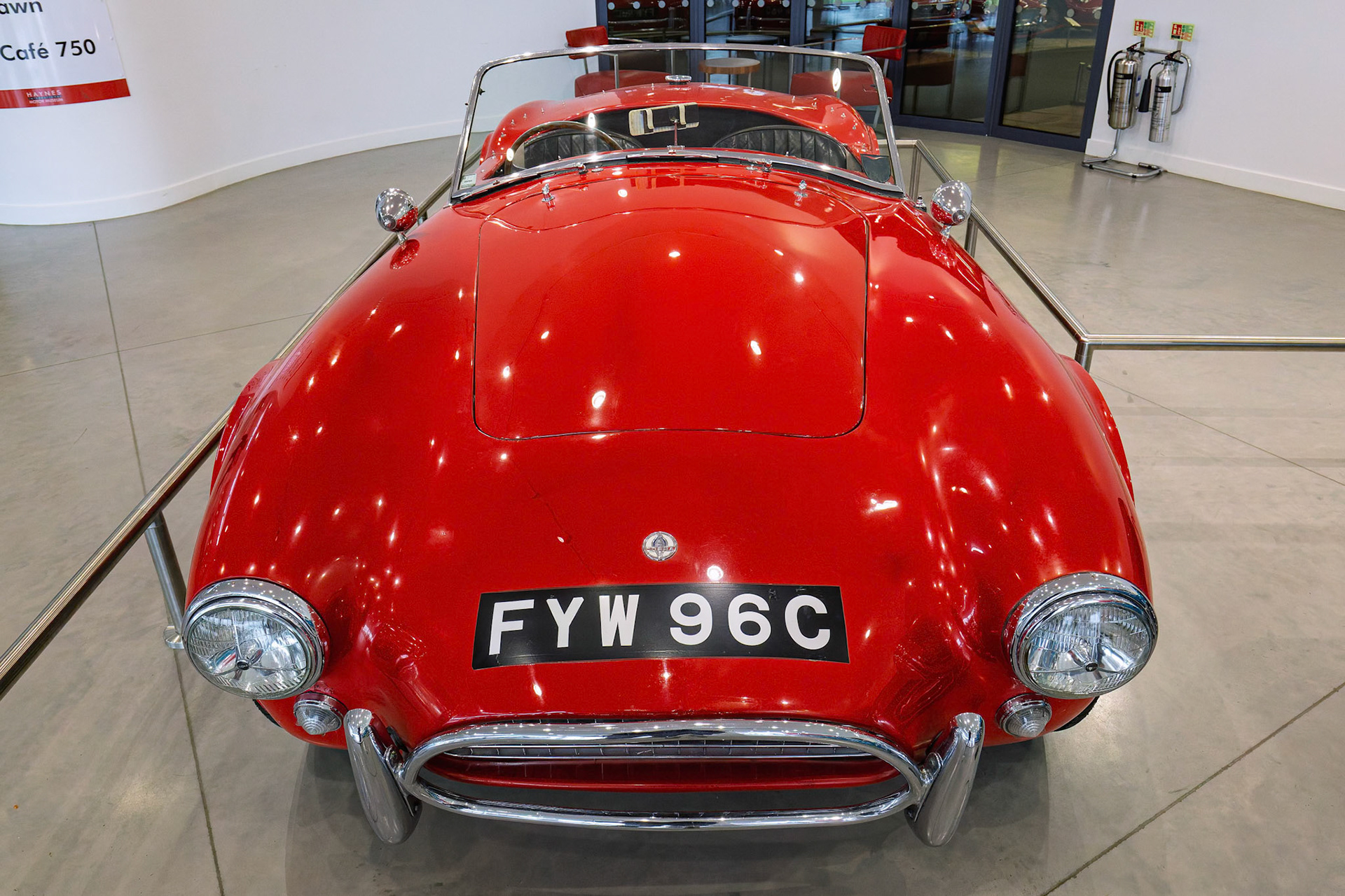 1965 AC Cobra at the Haynes International Motor Museum in Somerset. England