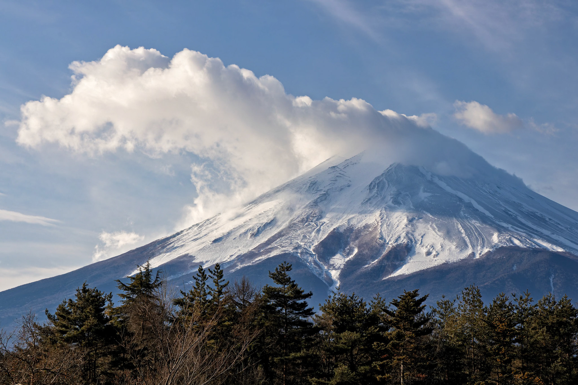 View of Mount Fuji from Highland Resort Hotel &amp; Spa, Shinnishihara, Fujiyoshida, Yamanashi, Japan