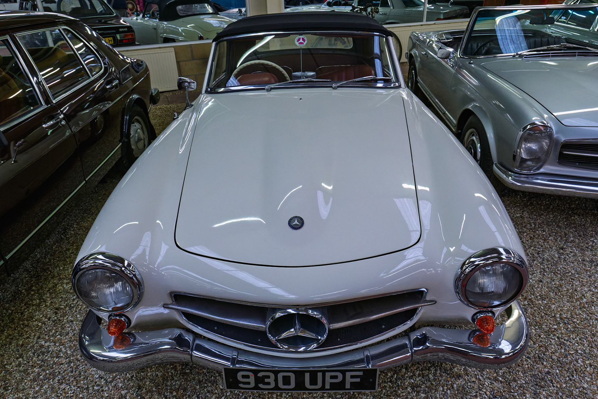 1961 Mercedes Benz 190SL at the Haynes International Motor Museum in Somerset. England