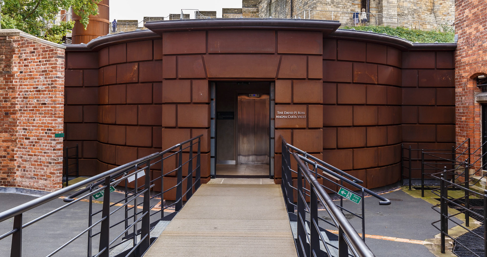The Magna Carta Vault at the Lincoln Castle in Lincoln, England