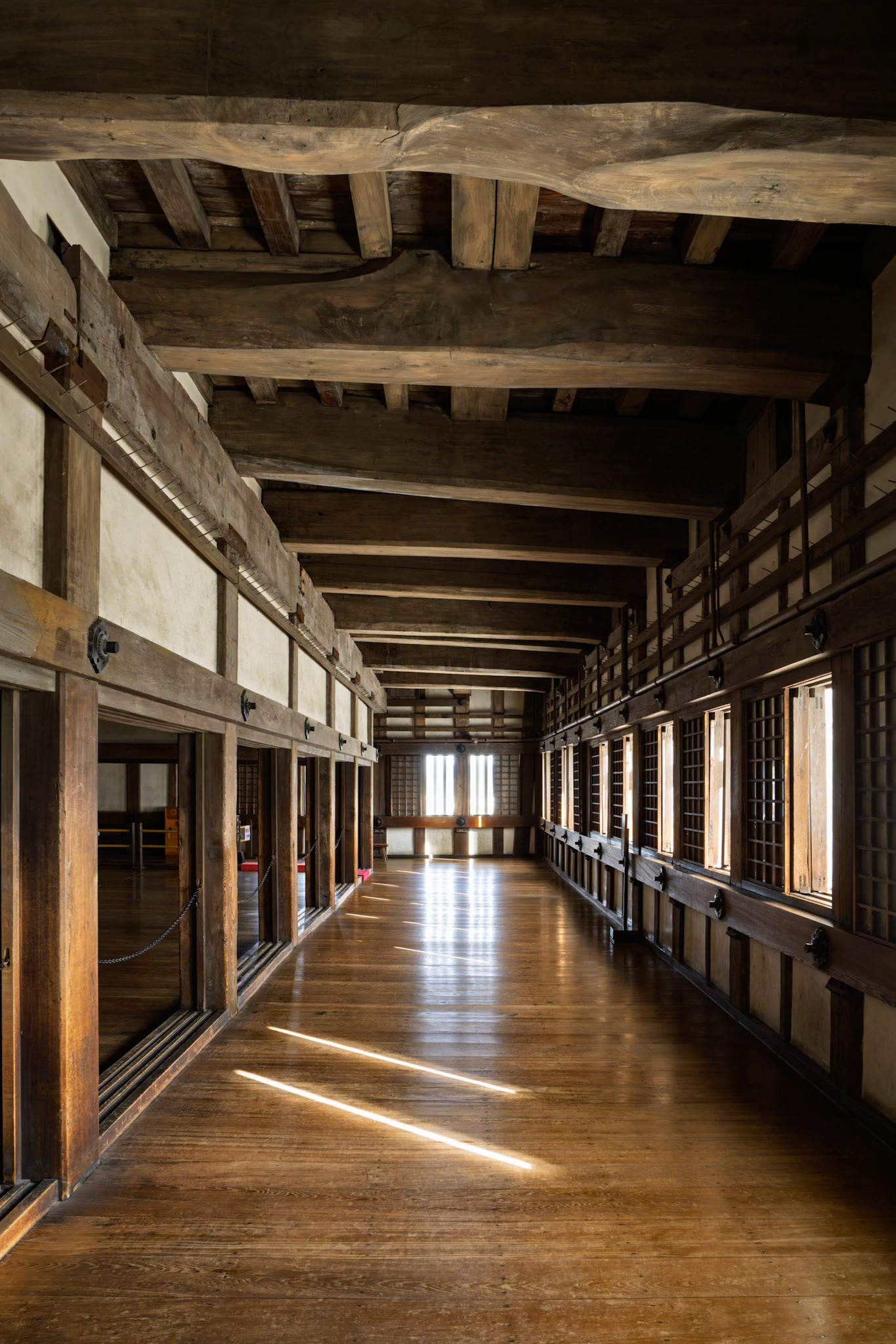 Inside Himeji Castle in Hyogo, Osaka, Japan
