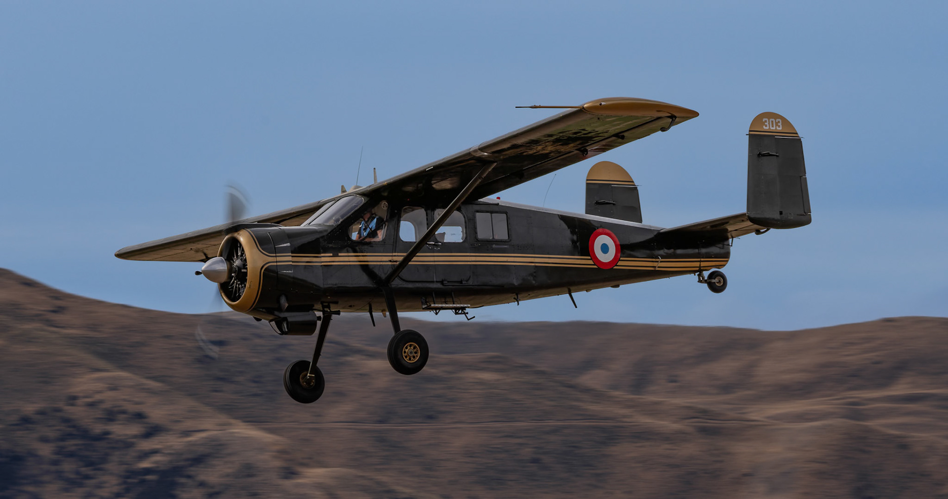 Broussard [ZK-OUI] on display at Warbirds over Wanaka, New Zealand