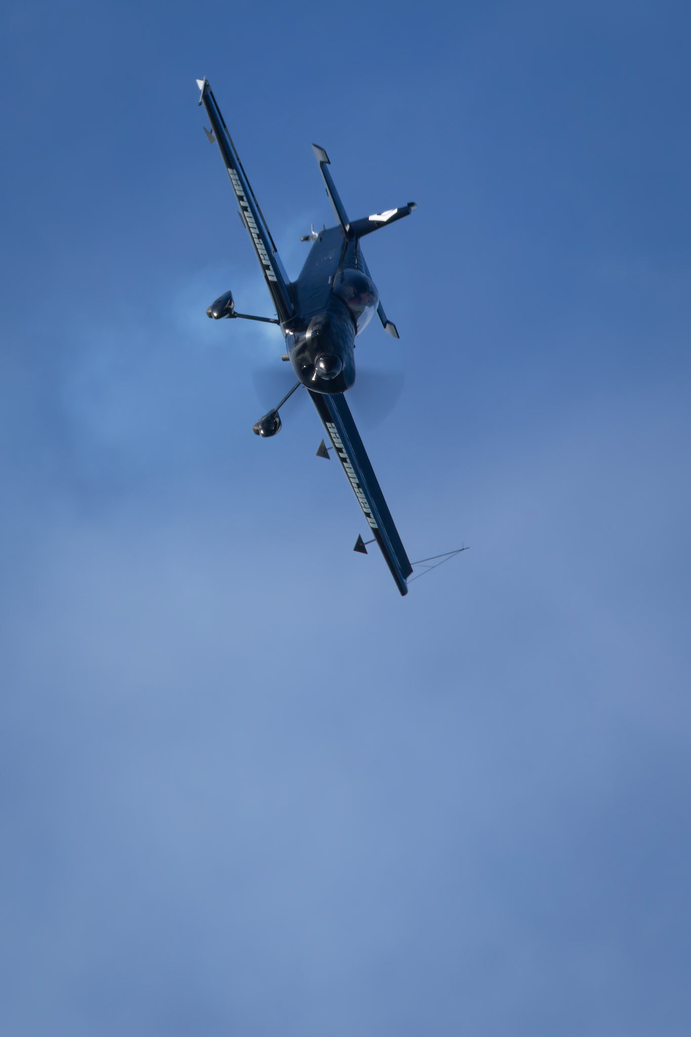 Aarron Deliu in the CAP 232 on display at the Pacific Airshow on the Gold Coast, Australia