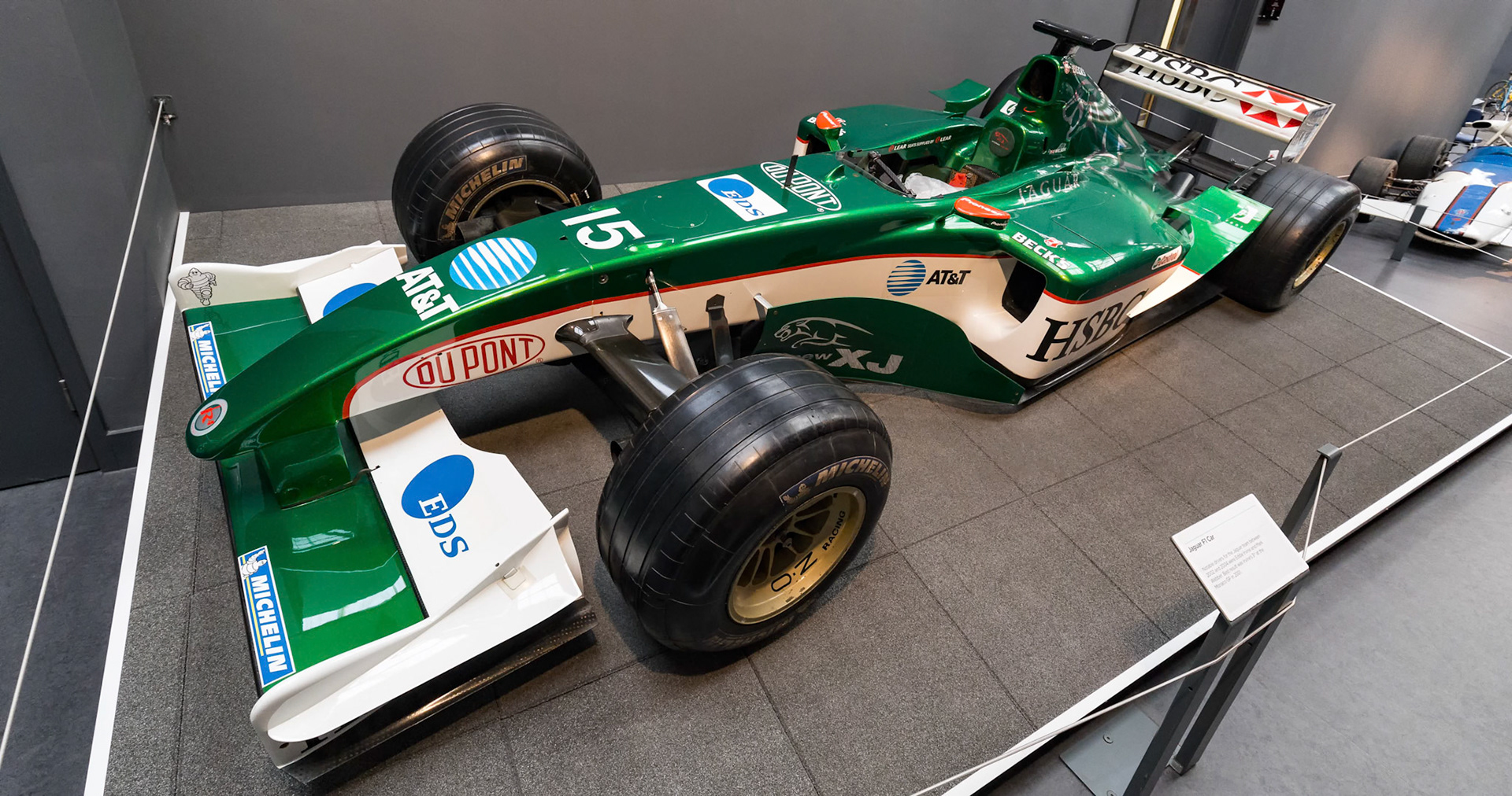 Jaguar F1 Car at the Coventry Transport Museum in Coventry, England