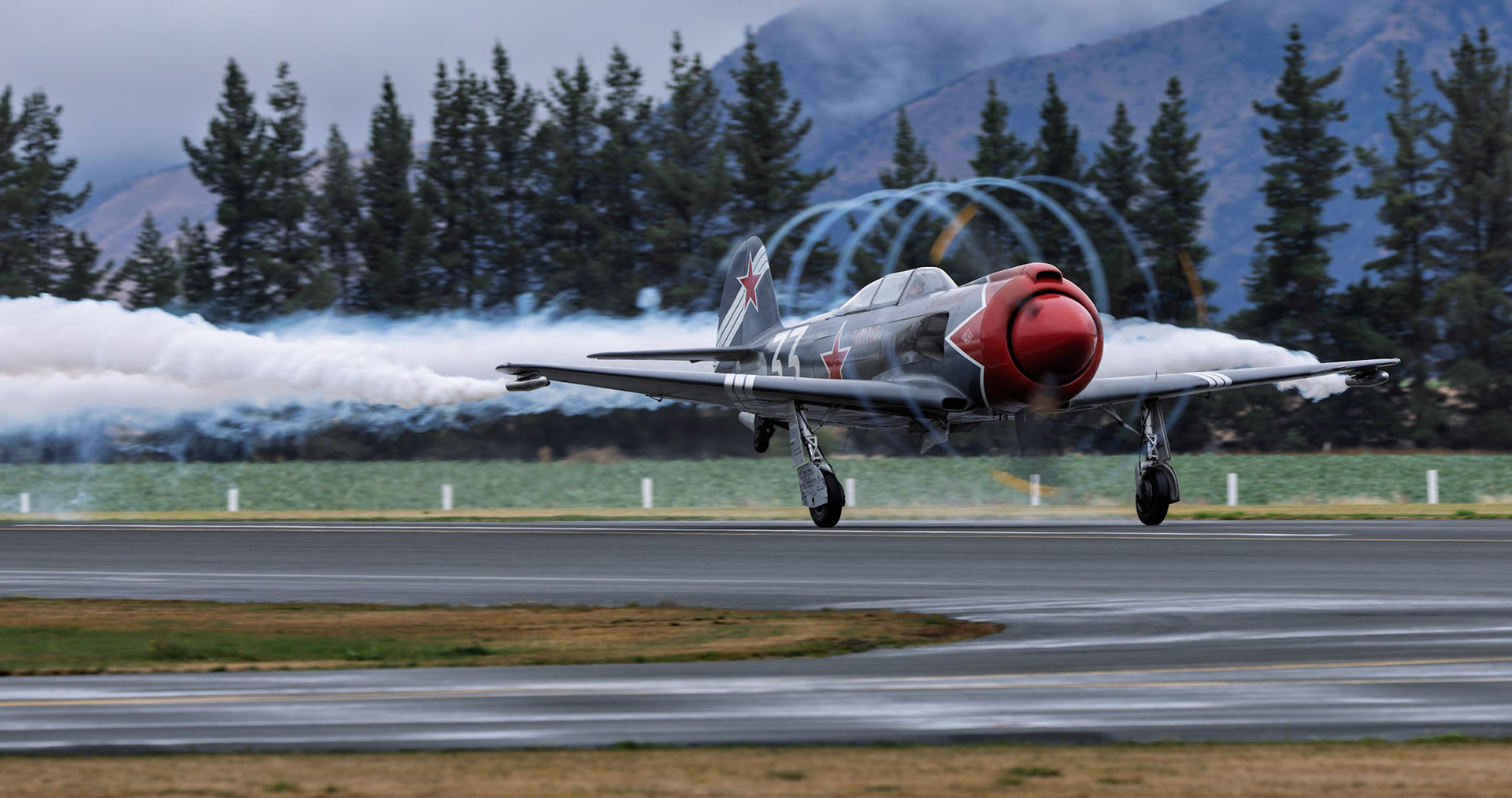 Yakovlev Yak-3U (SteadFast) [ZK-YOV] on display at Warbirds over Wanaka, New Zealand