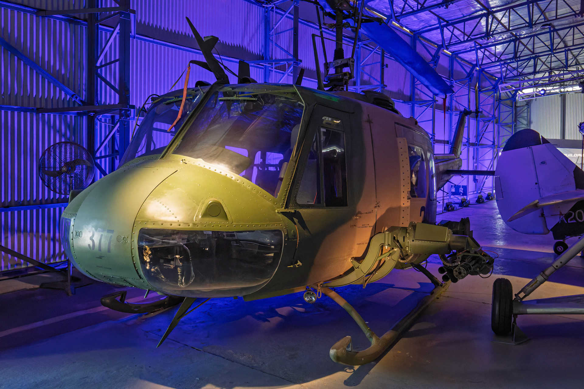 UH-1H Iroquois at the RAAF Museum Point Cook in Victoria, Australia