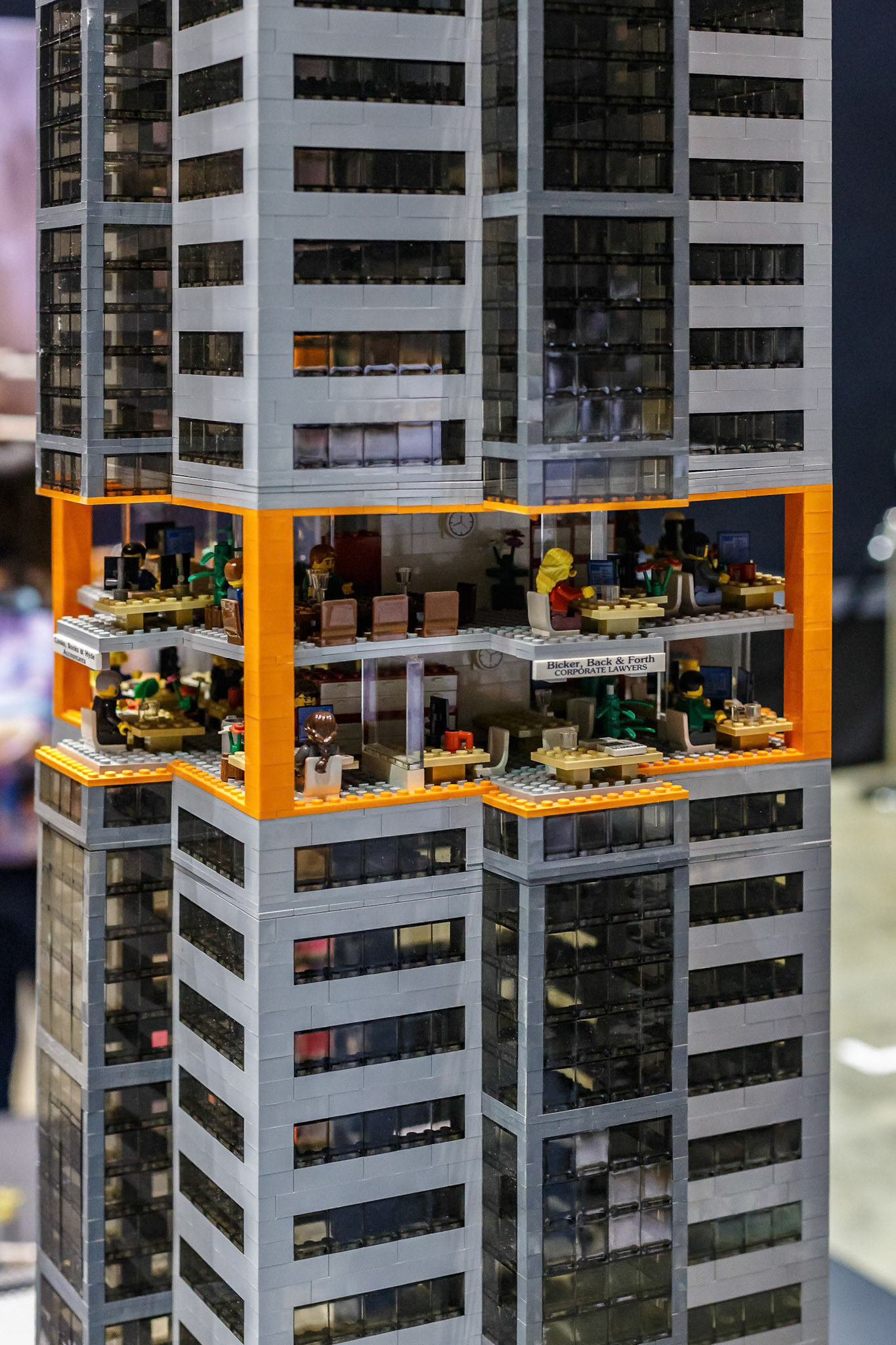 101 Collins Street Lego Creation at the Brickman Experience at the Gold Coast, Australia