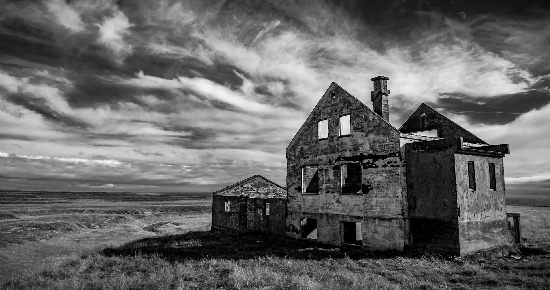 Abandoned Building along Snæfellsnes Peninsula, Iceland