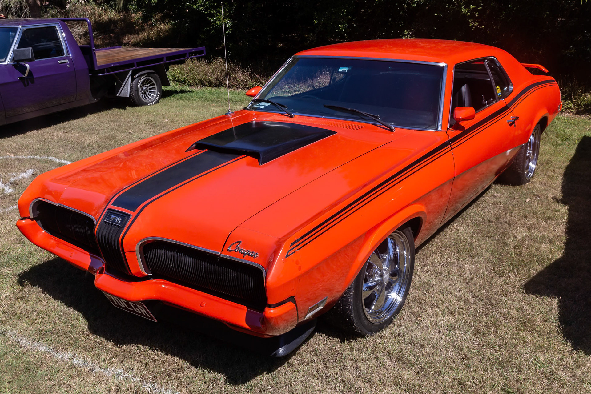1970 Mercury Cougar at the Forestdale Carshow in Forestdale, Australia. 2018