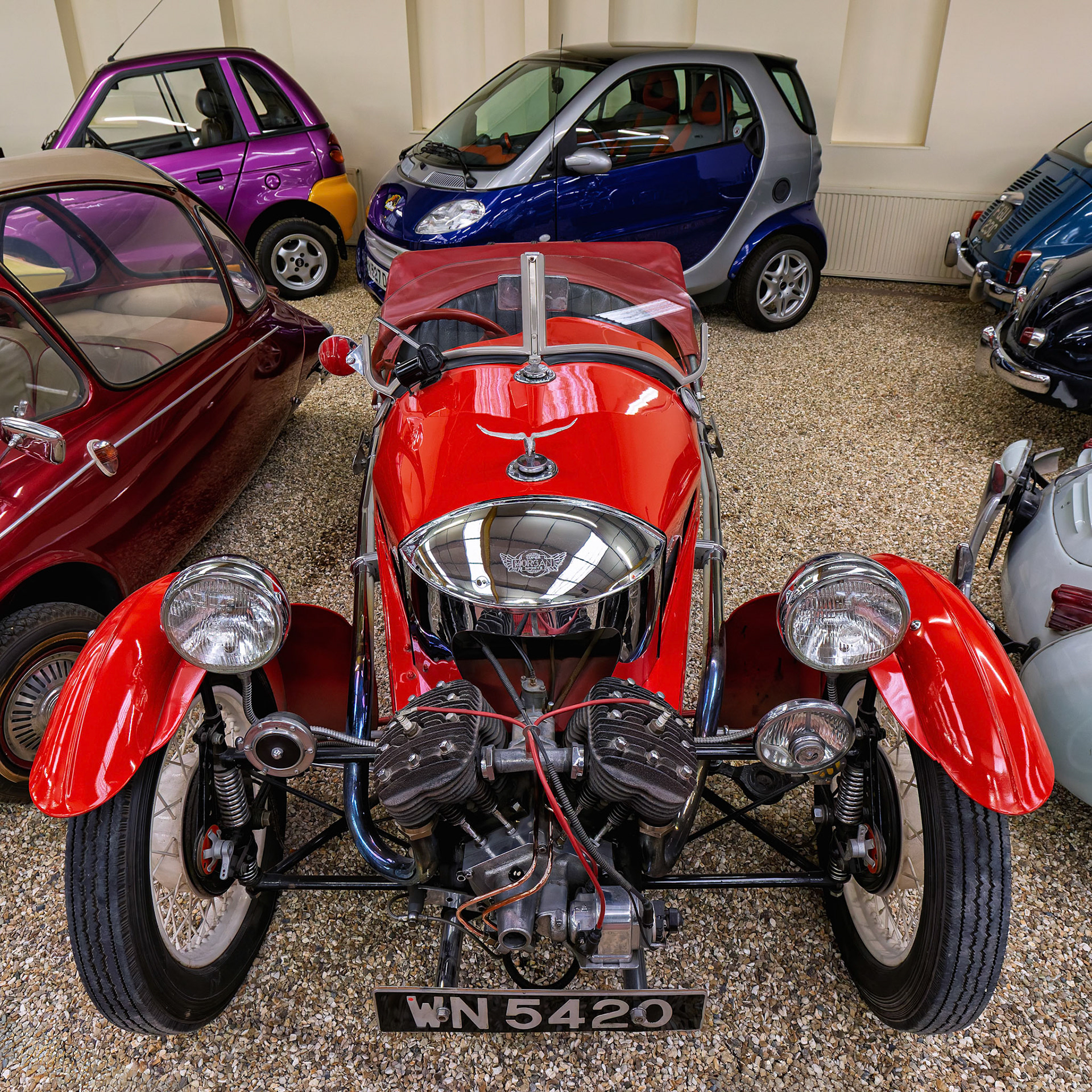 1938 Morgan Supersport at the Haynes International Motor Museum in Somerset. England