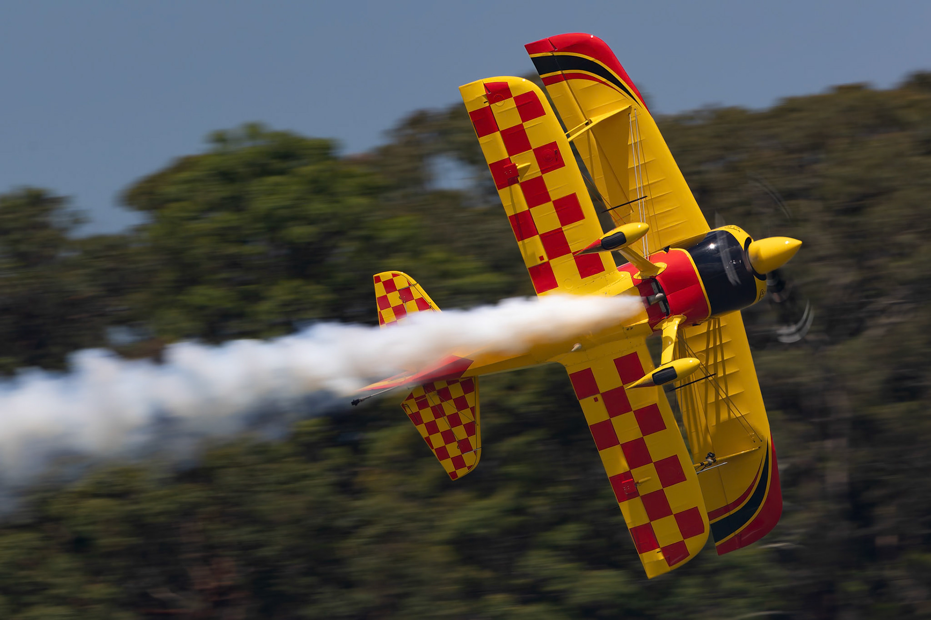 Paul Bennet in the Sky Aces formation Display at the Barrington Coast Airshow in Taree, New South Wales, Australia. 9th of November, 2024