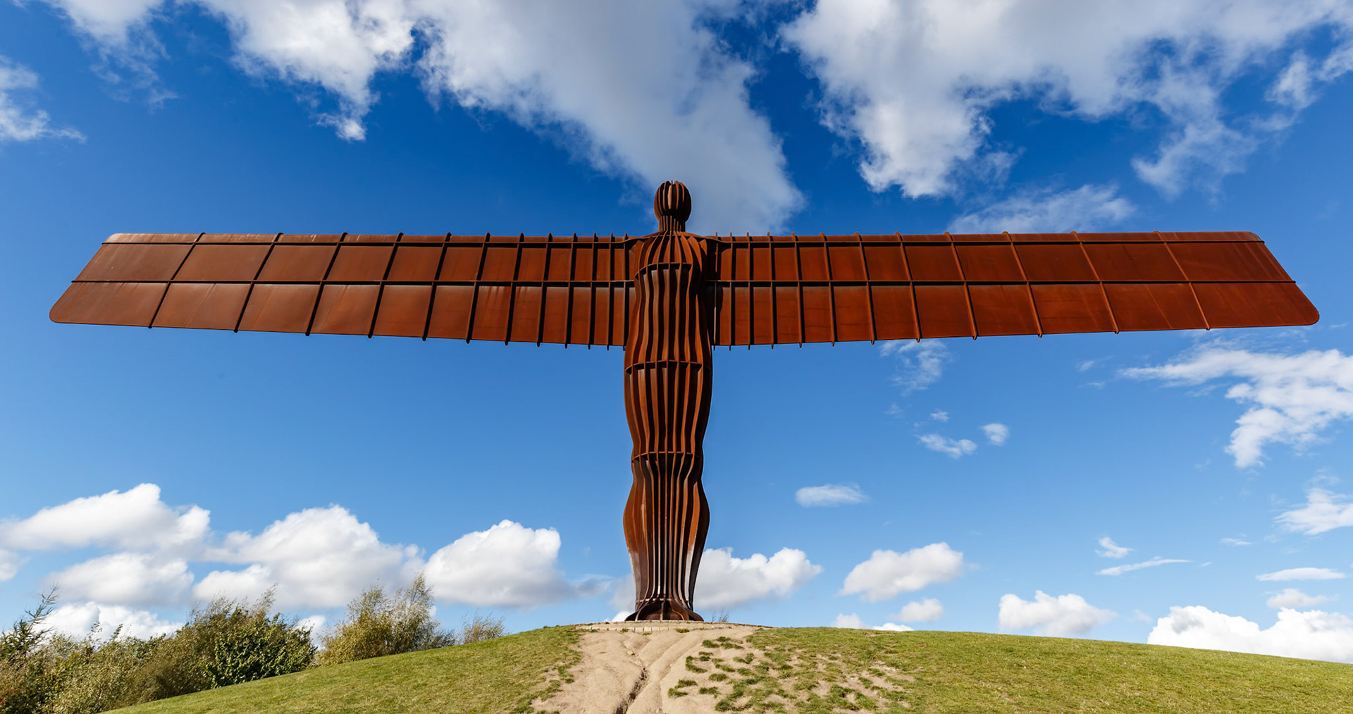 Angel of the North in Gateshead, England