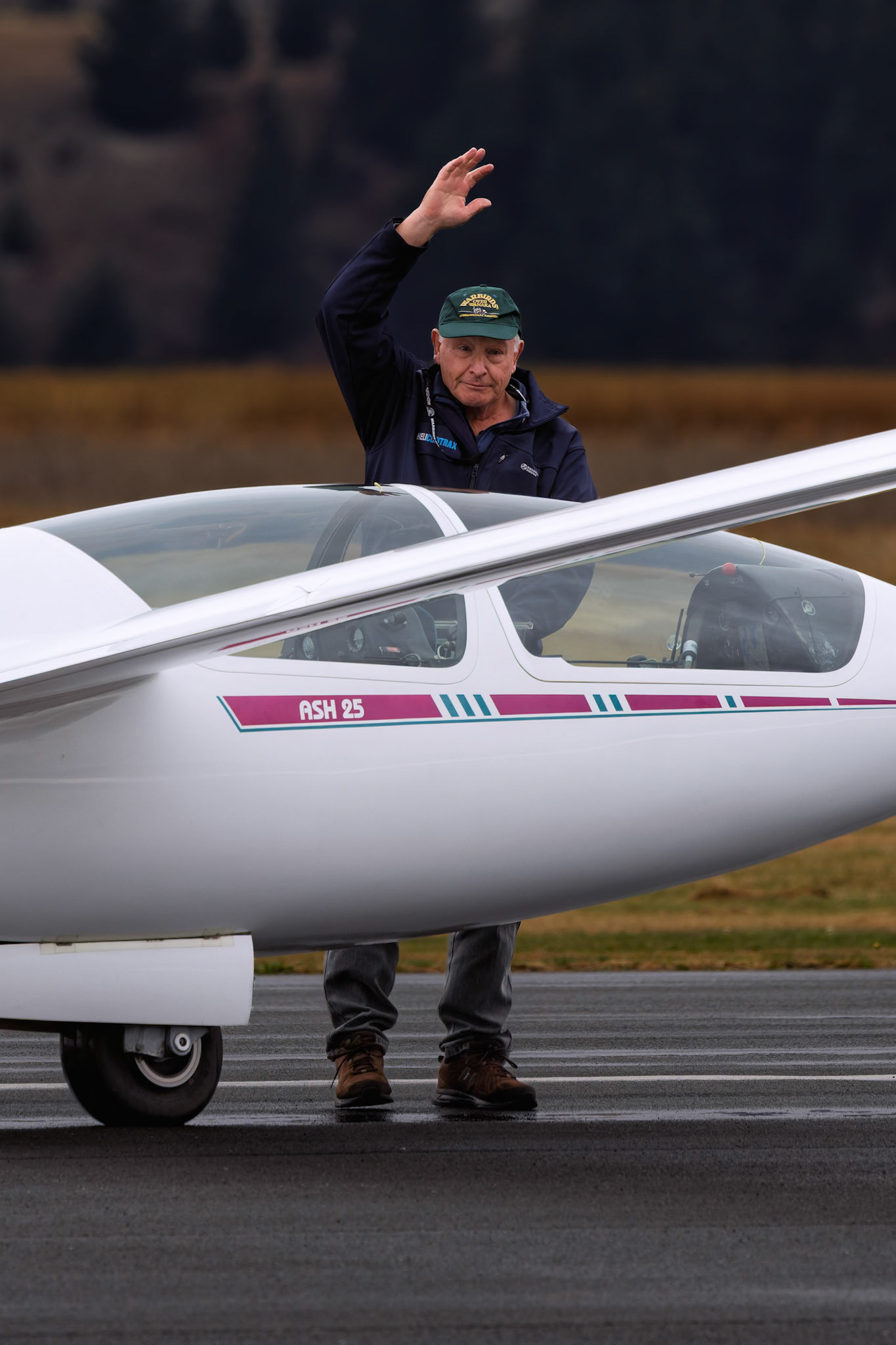 Glider (Doug Hamilton) on display at Warbirds over Wanaka, New Zealand