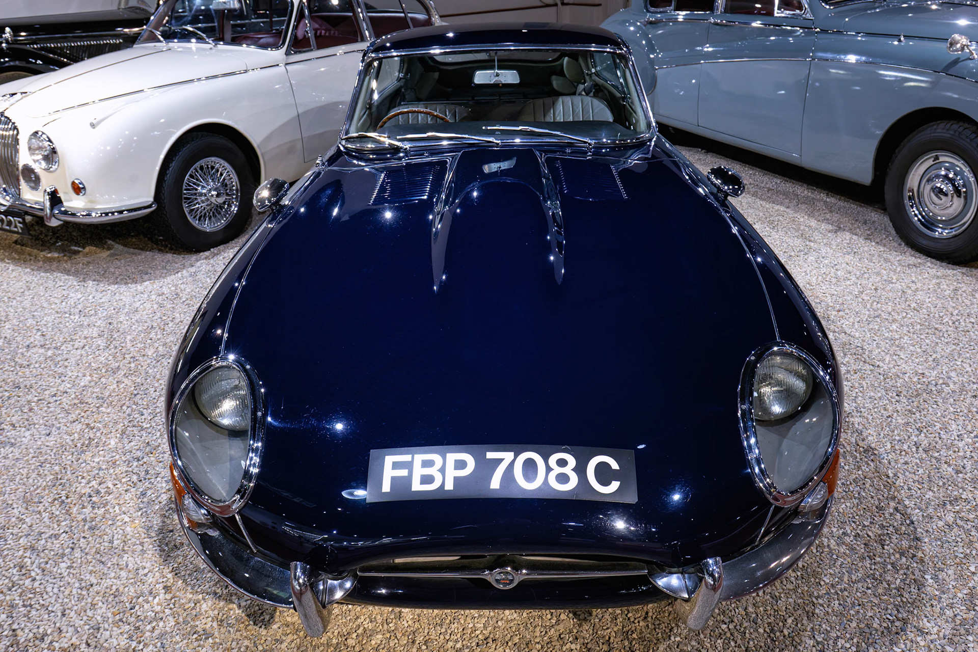 1965 Jaguar E Type 4.2 litre FHC at the Haynes International Motor Museum in Somerset. England