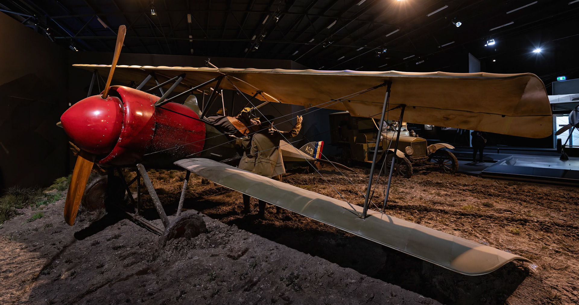 Morane Saulnier Type BB at Omaka Aviation Heritage Centre in Blenheim, New Zealand