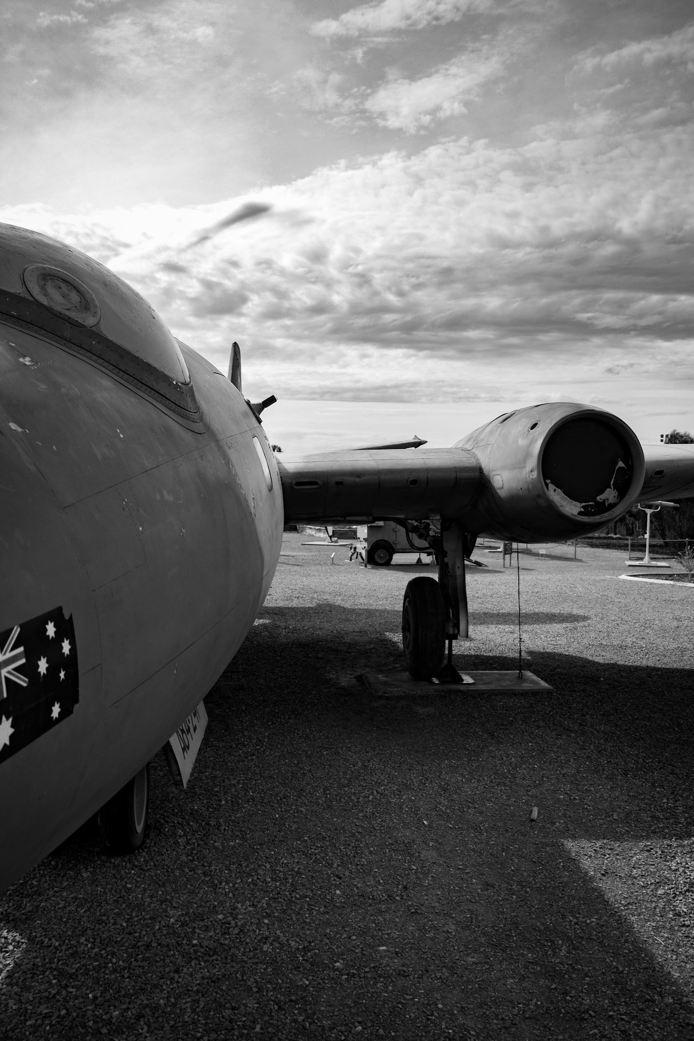 Canberra on display at the Woomera Missile Park in South Australia, Australia