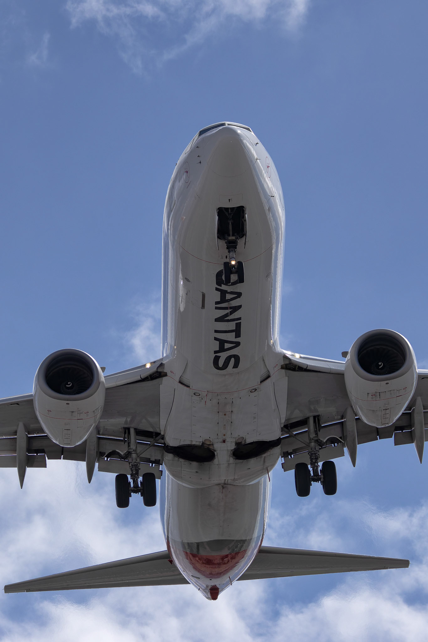 Qantas Boeing 737-838 [VH-VZA] Arriving from Sydney at Melbourne International Airport, Australia