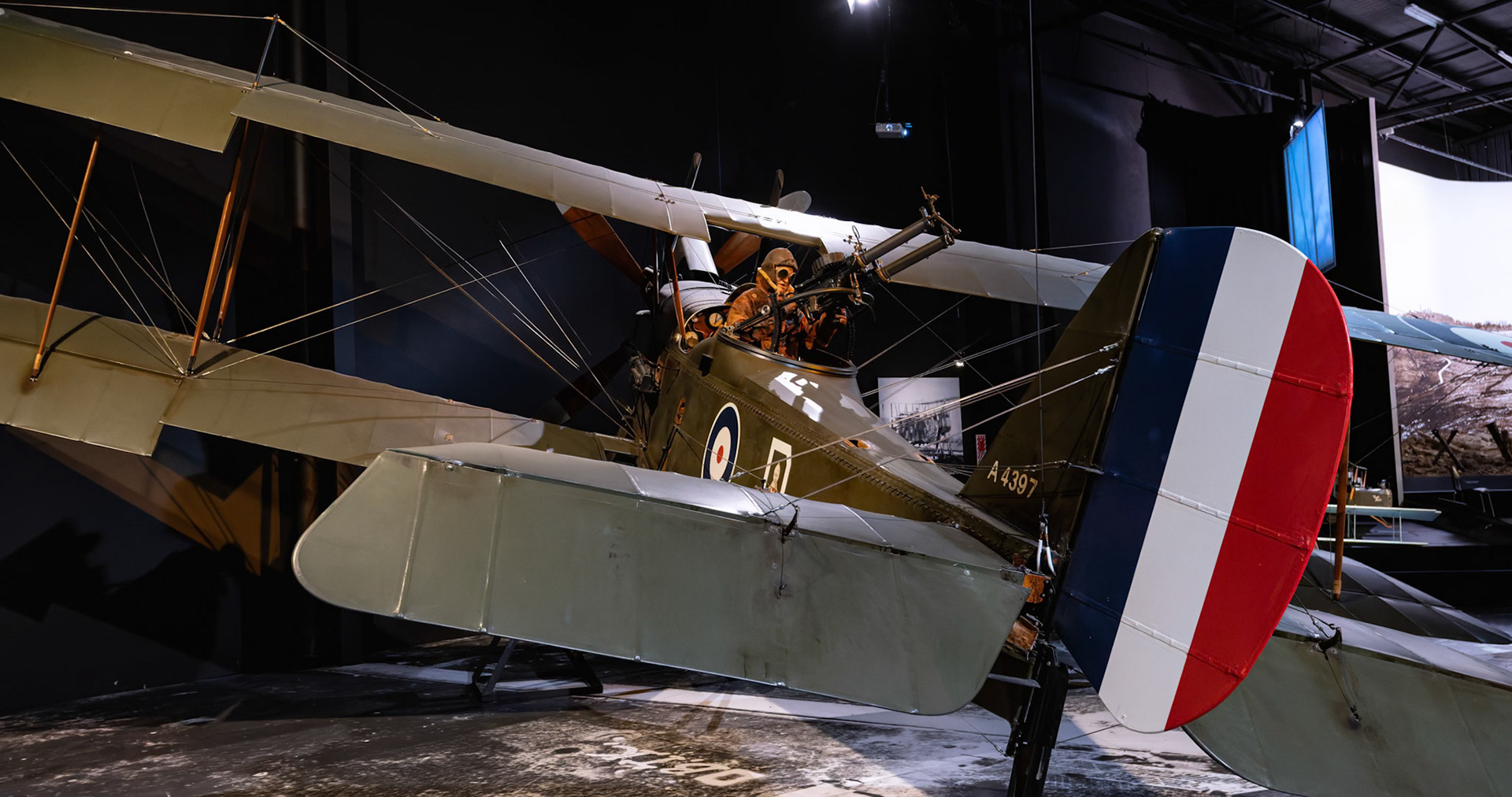 Royal Aircraft Factory RE8 at Omaka Aviation Heritage Centre in Blenheim, New Zealand