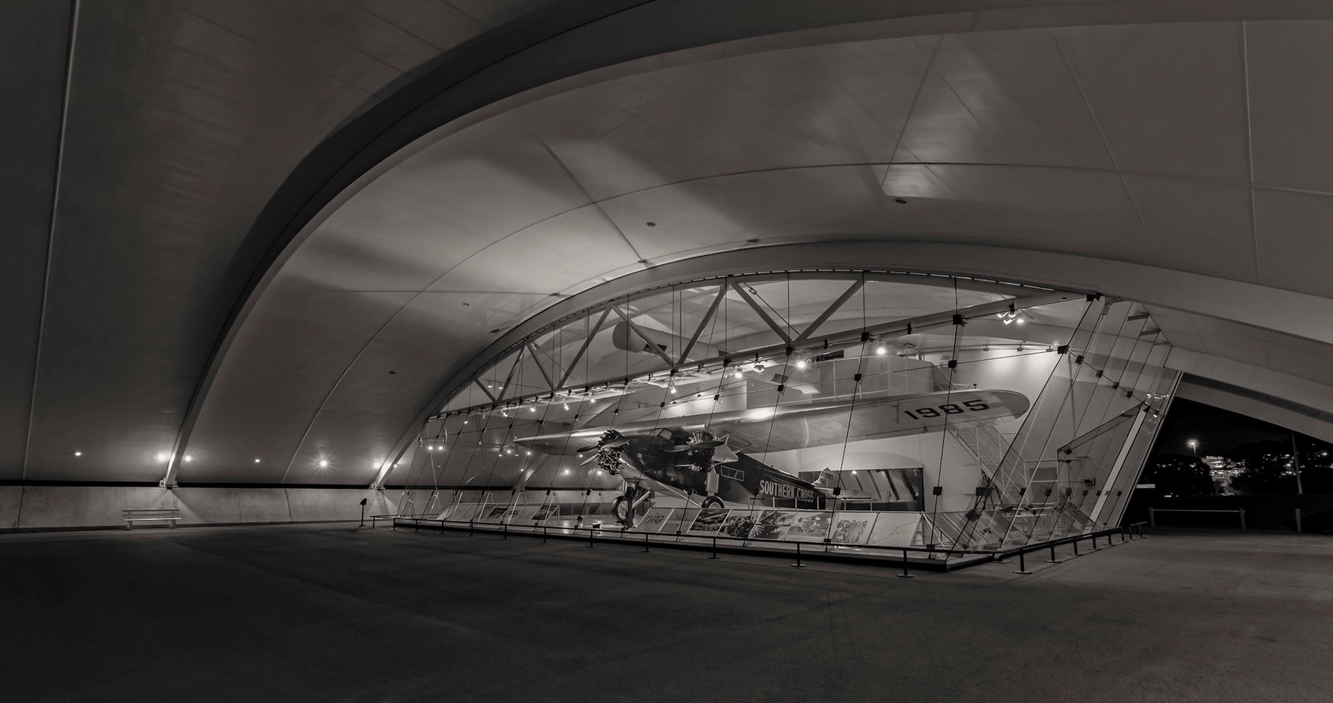 The Sir Charles Kingsford Smith Memorial at the Brisbane Inernational Airport, Australia