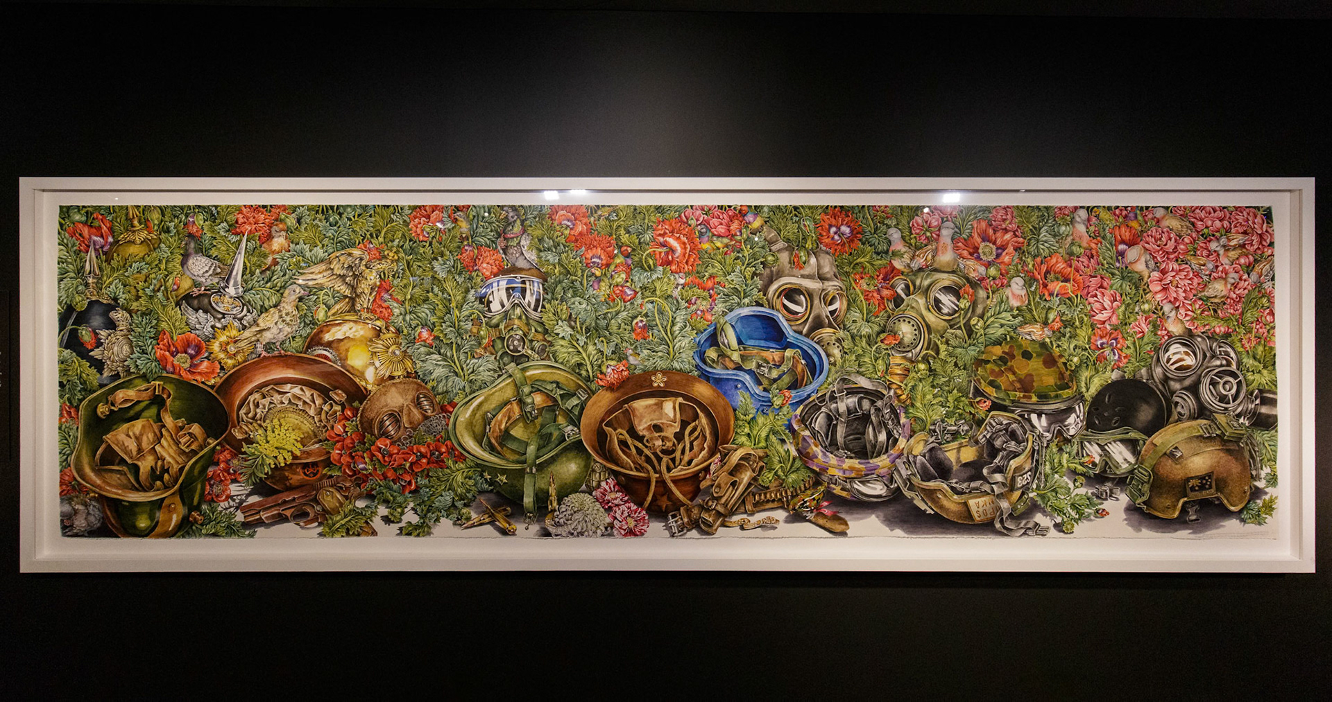 Military Artwork at the Australia War Memorial in Canberra, Australia