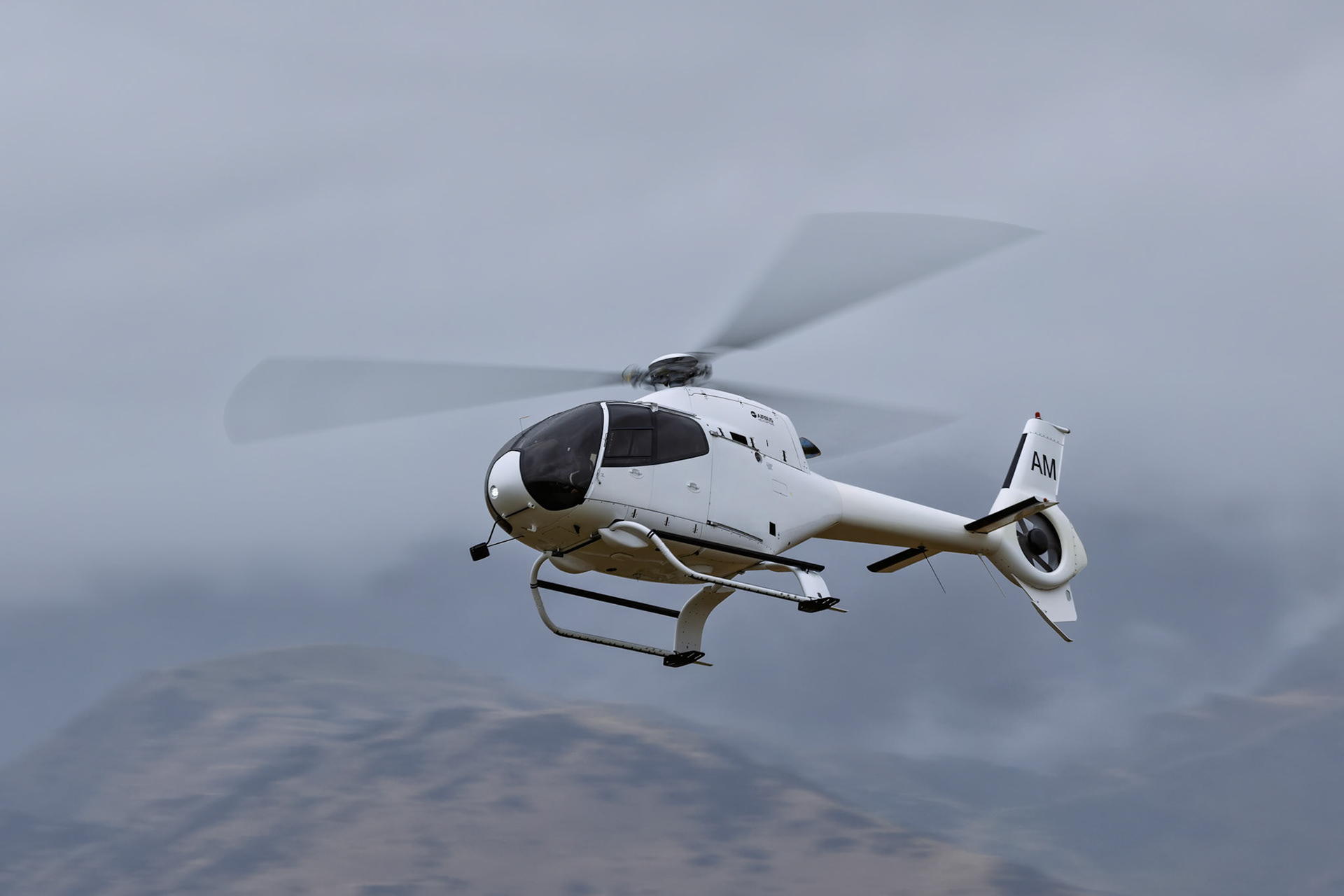 Airbus Helicopters H120 (White) [ZK-HAM] on display at Warbirds over Wanaka, New Zealand
