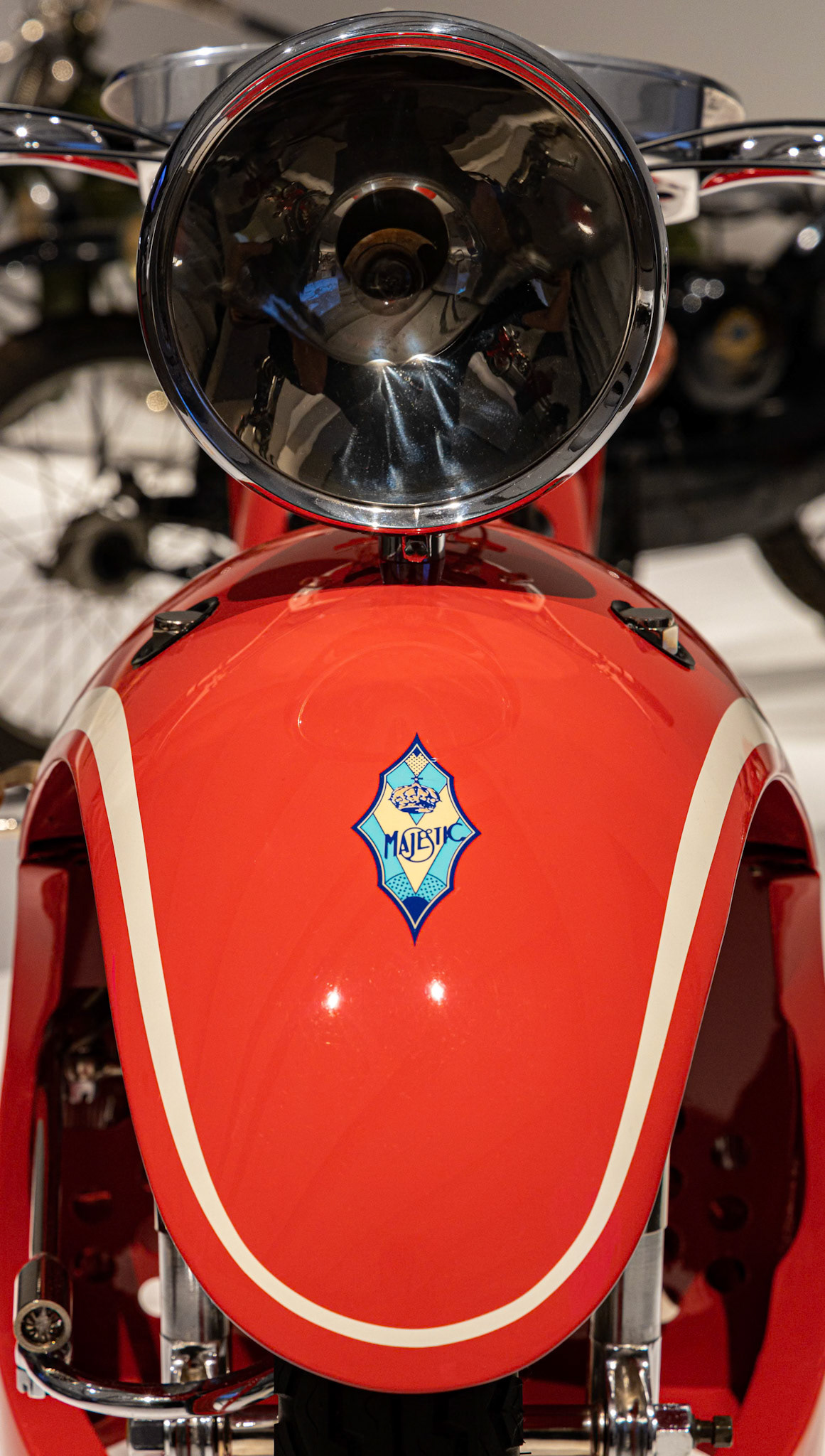 1929 Majestic in the Exhibition The MotorCycle at GOMA in Brisbane, Australia