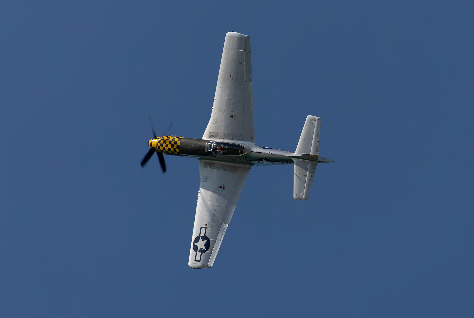 A P51D Mustang on Display at the Pacific Airshow on the Gold Coast, Australia