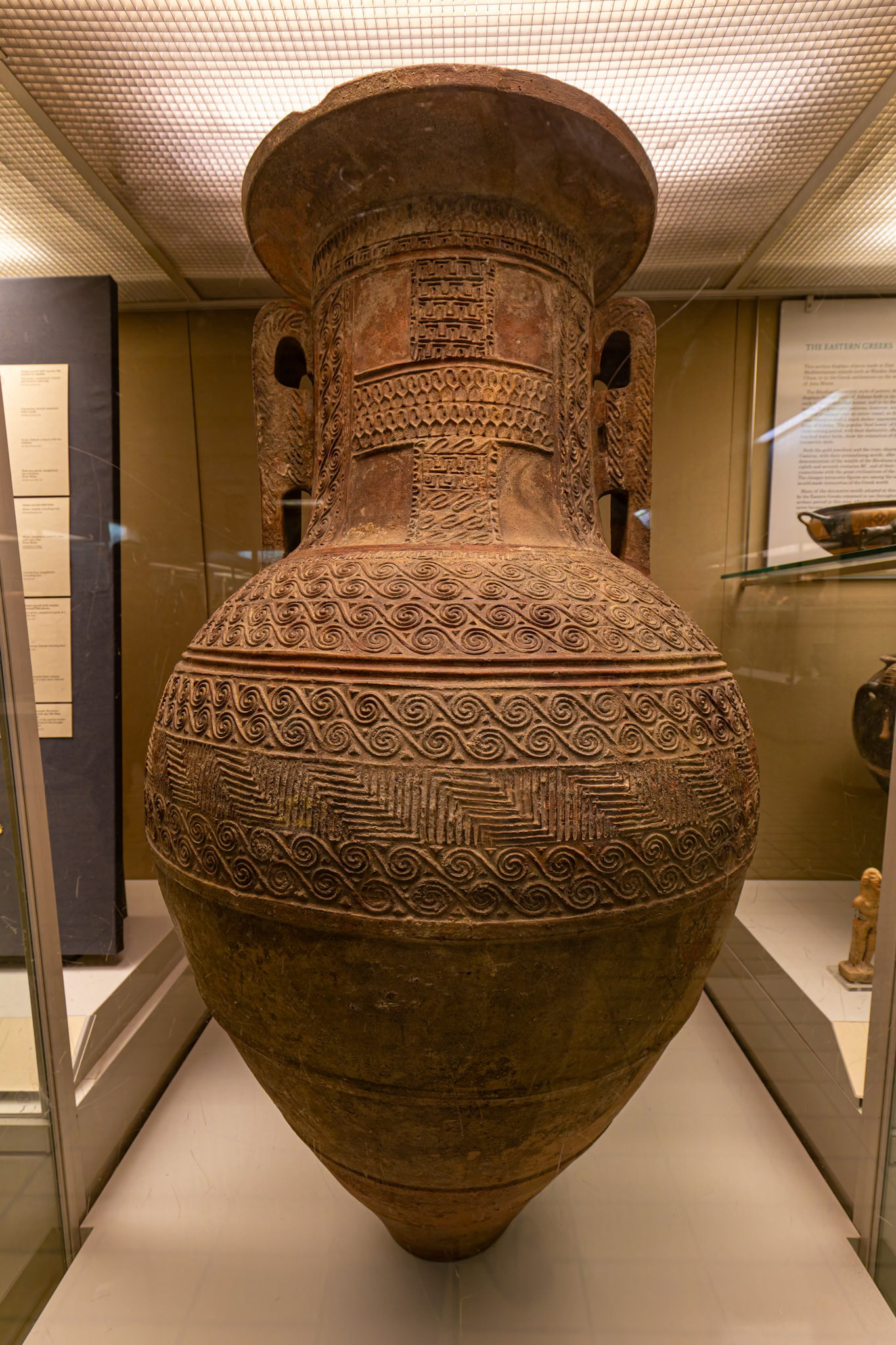 Pot Display at British Museum, London