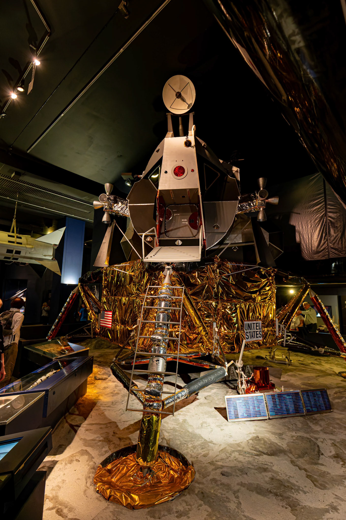 Lunar Module on display in the Science Museum, London