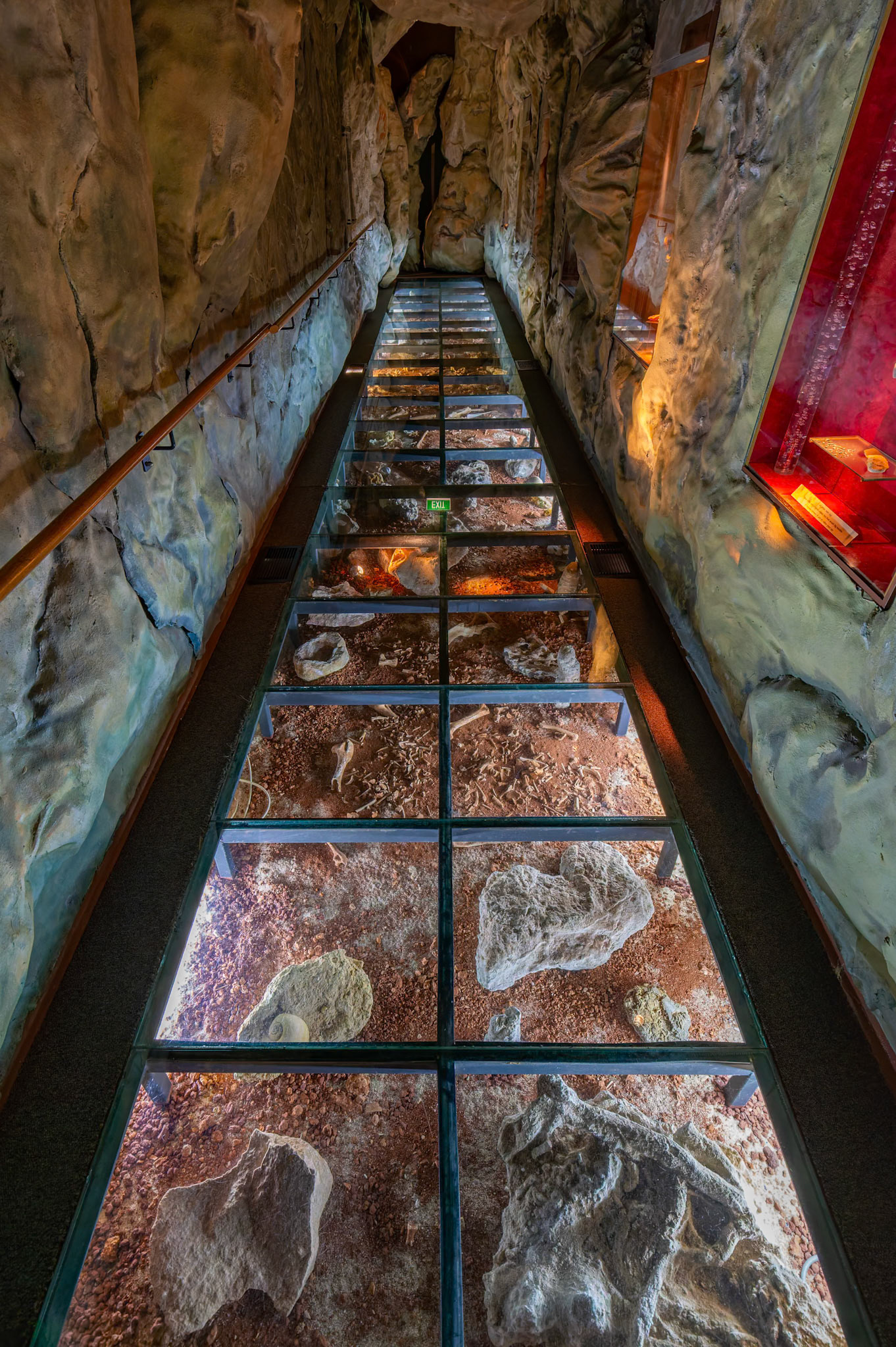 A display at the Lady Nelson Visitor and Discovery Centre in Mount Gambier in South Australia