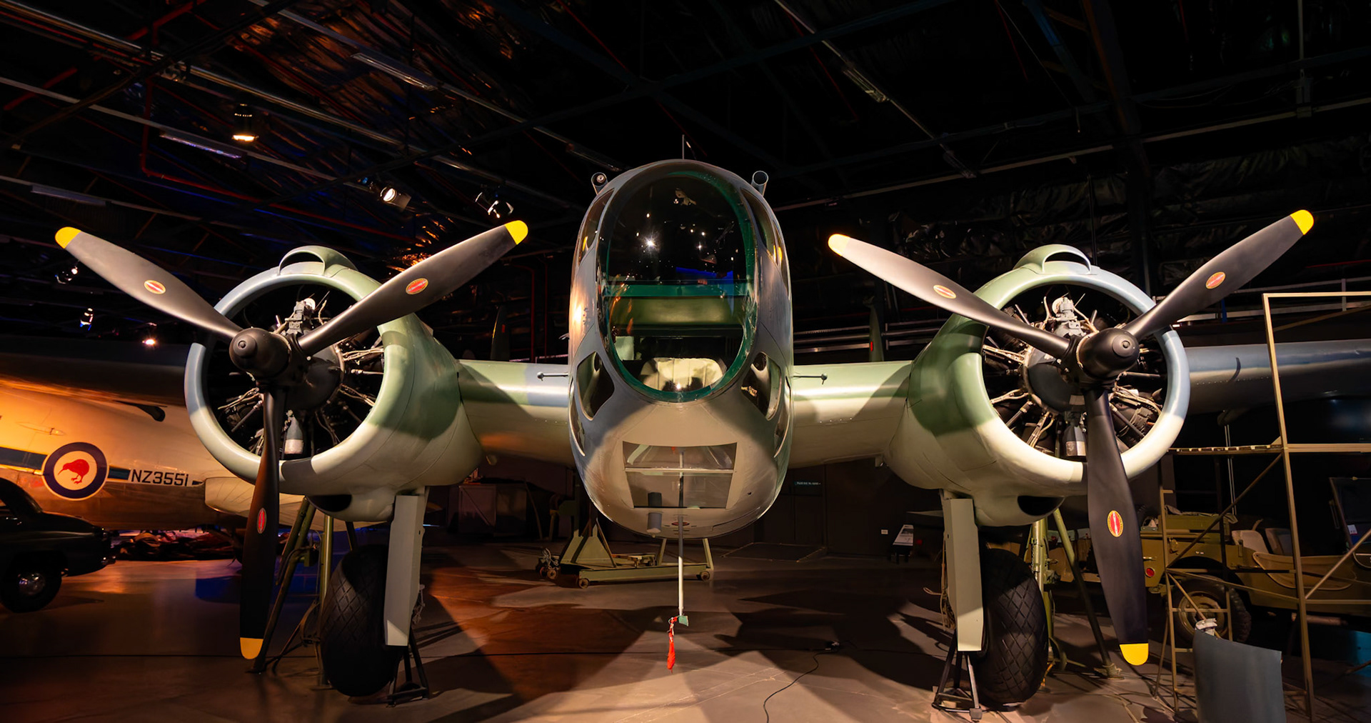Lockhead Hudson Mk III on display at the Air Force Museum of New Zealand in Christchurch, New Zealand.