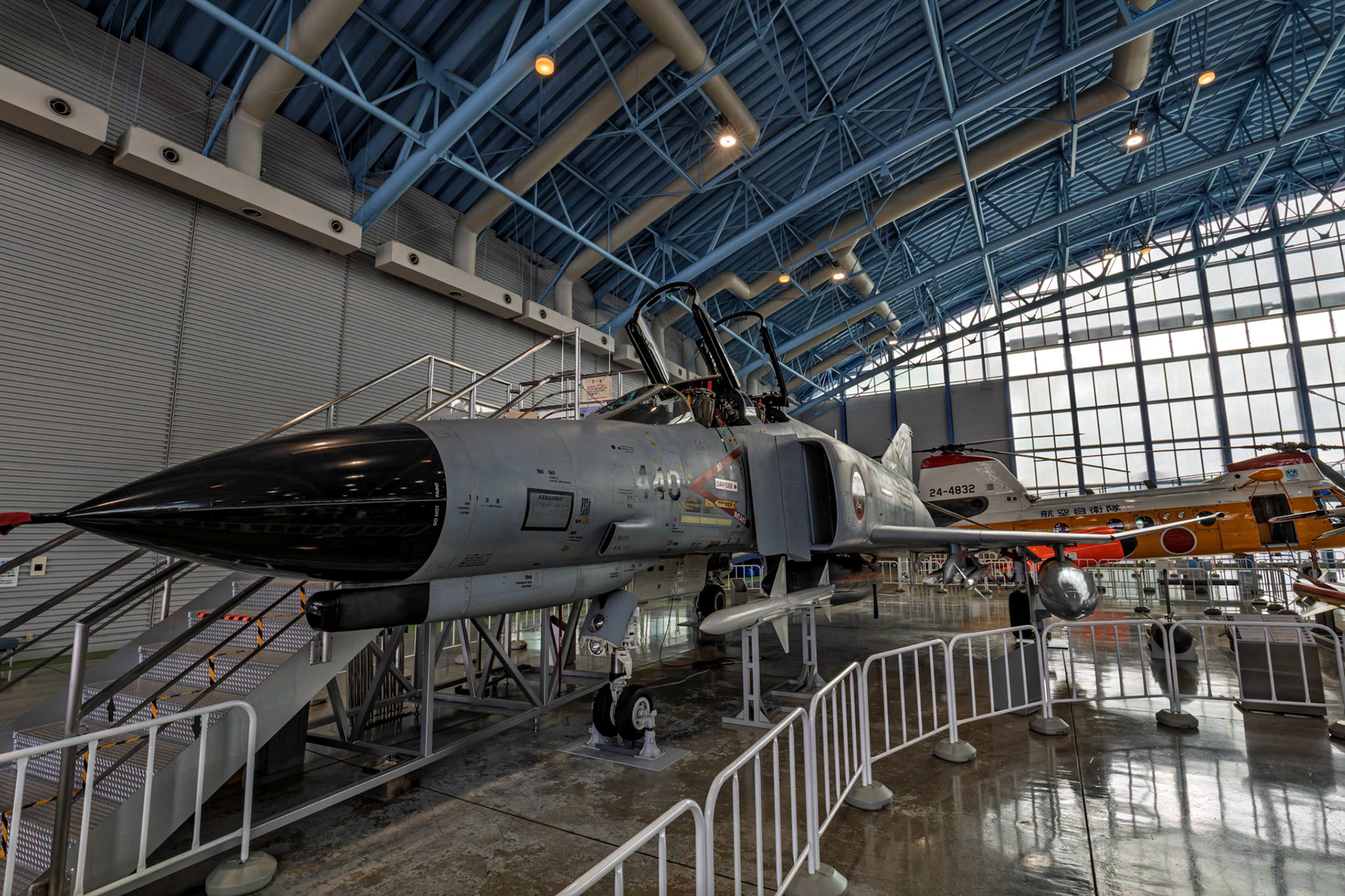McDonnell Douglas RF-4E Kai Phantom II on display at Airpark Japan Air Self-Defense Force Hamamatsu Air Base Museum in Chuo Ward, Hamamatsu, Shizuoka, Japan