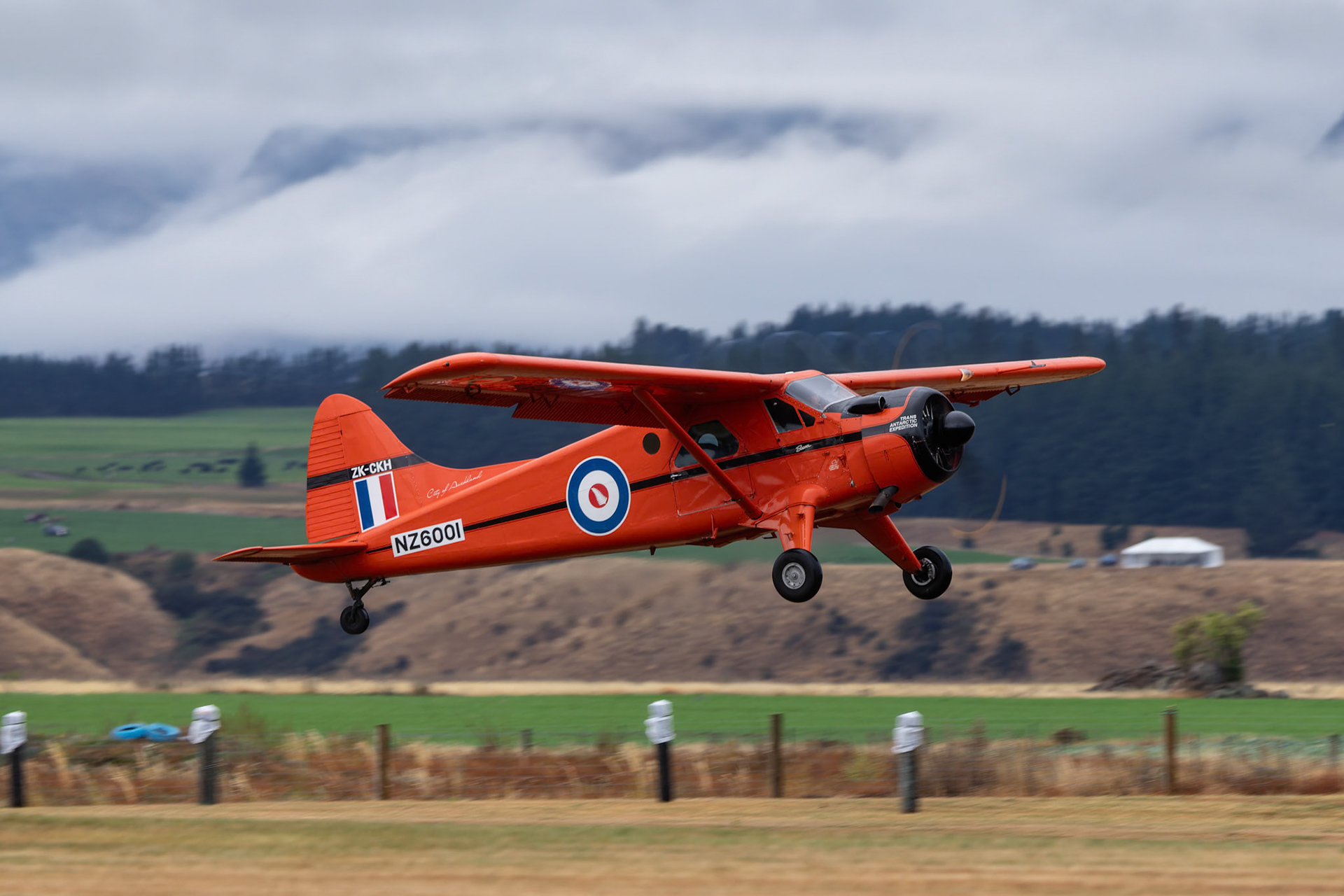 De Havilland Canada DHC-2 Beaver Mk 1 [ZK-HKU] on display at Warbirds over Wanaka, New Zealand