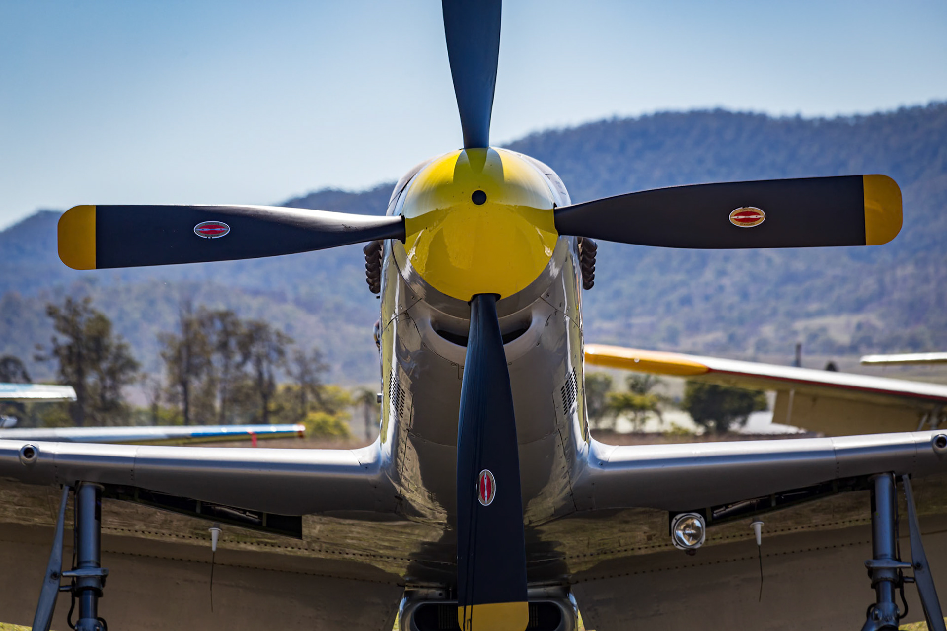 P51 Mustang at the Brisbane Valley Airshow 2016
