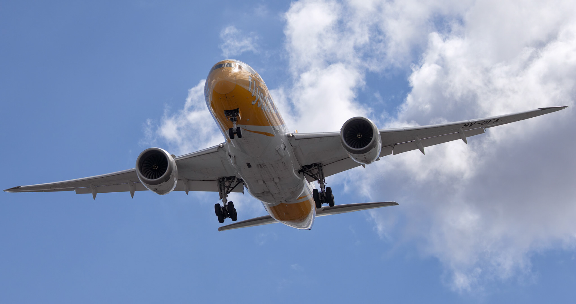 Scoot Boeing 787-8 Dreamliner [9V-OFA] Arriving from Singapore at Melbourne International Airport, Australia
