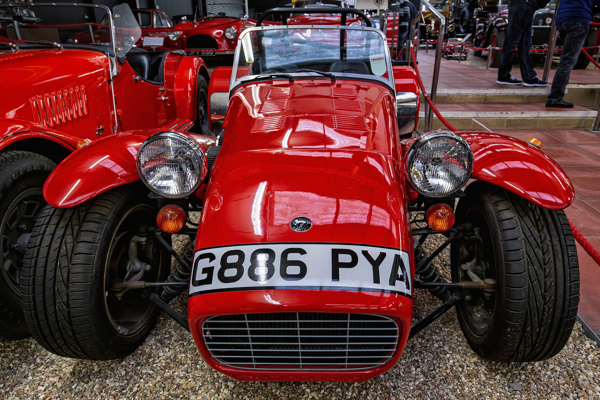 1990 Caterham Super 7 at the Haynes International Motor Museum in Somerset. England