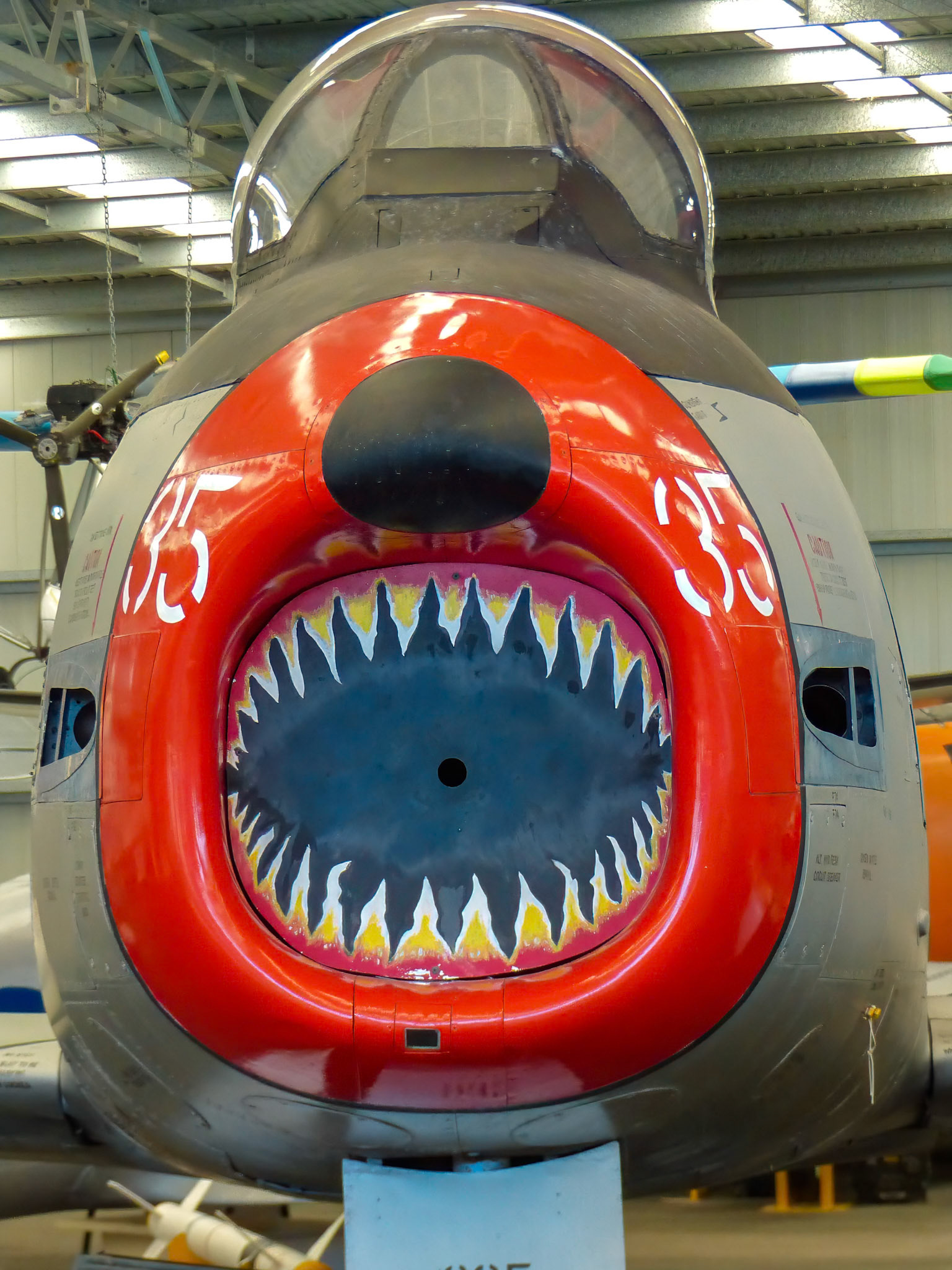 CAC CA-27 Sabre Mk 31 on display at the Queensland Air Museum in Caloundra, Australia