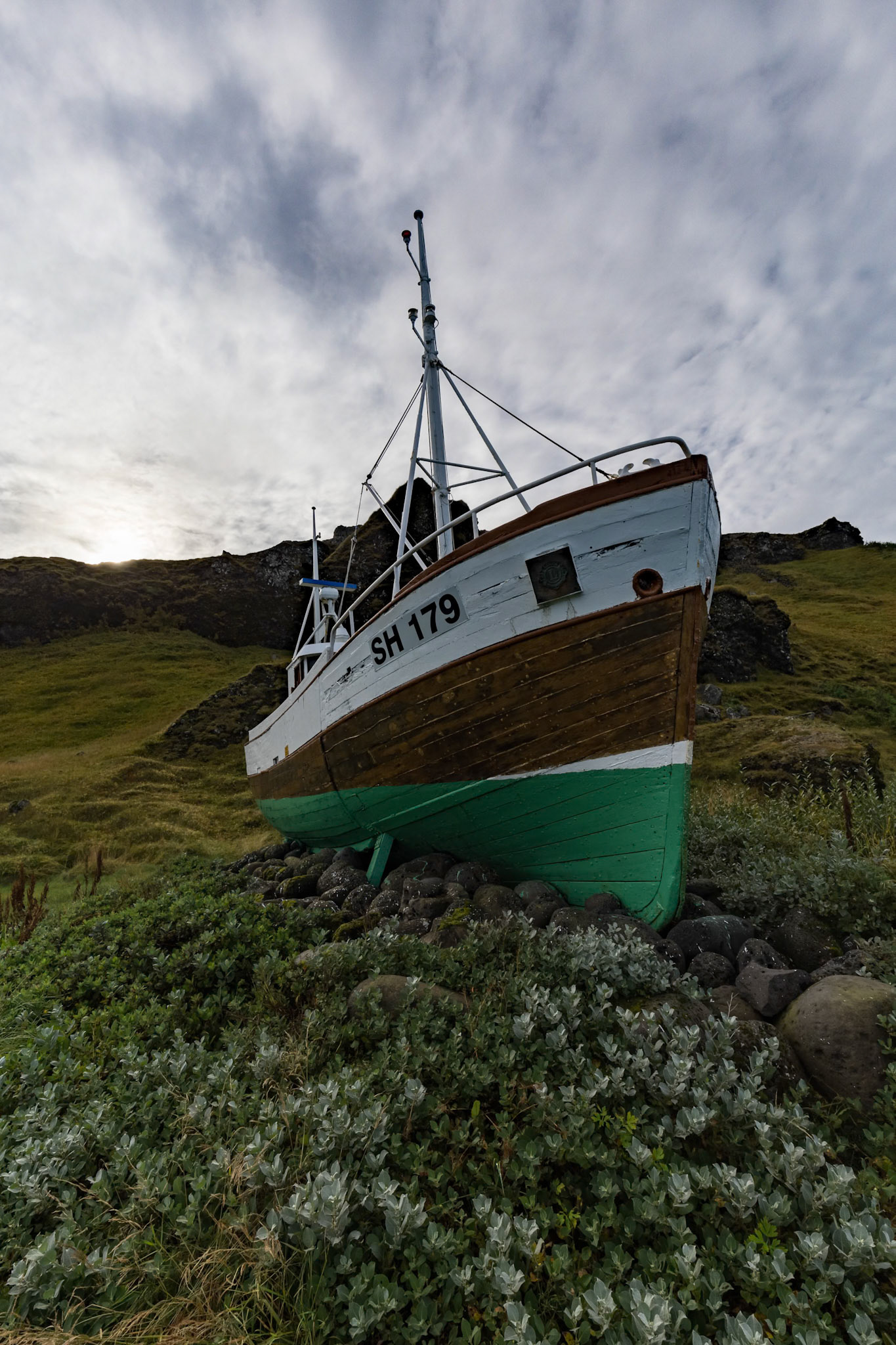 Boat Display at Olafsvik, Iceland