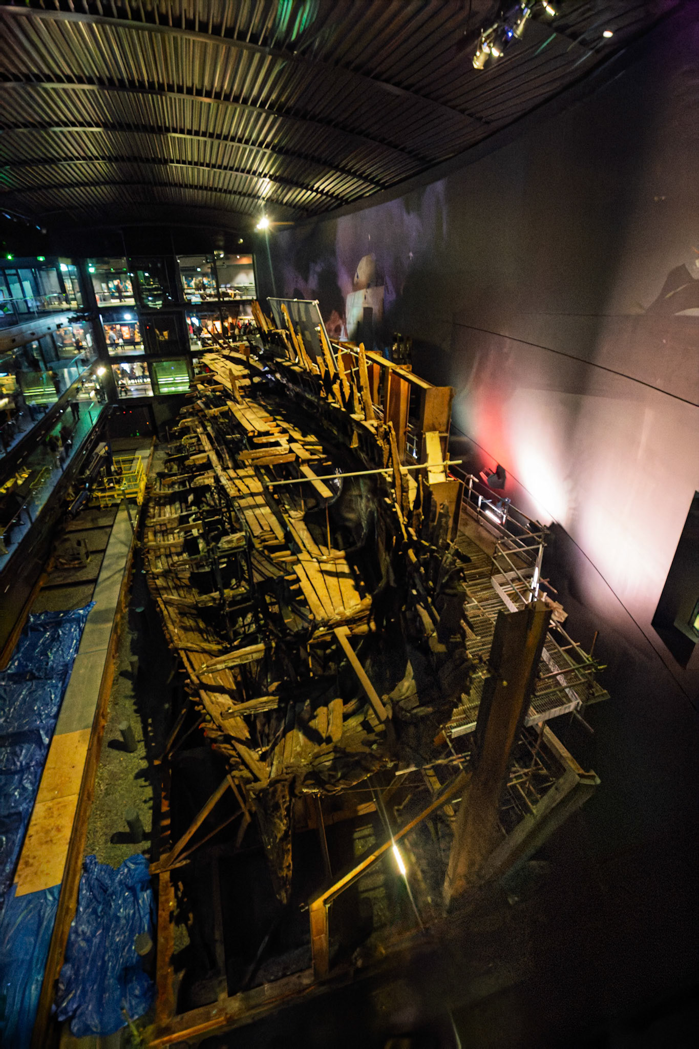 The Mary Rose on display at Portsmouth Historic Dockyard in Portsmouth, England