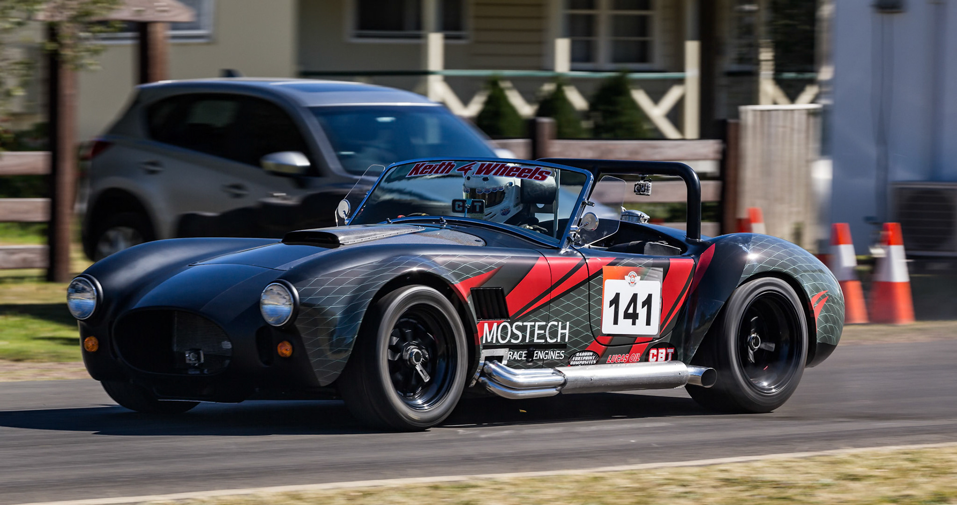 Car 141 - 1964 Ford Cobra, driven by Mark Crespan at the Leyburn Sprints, Australia