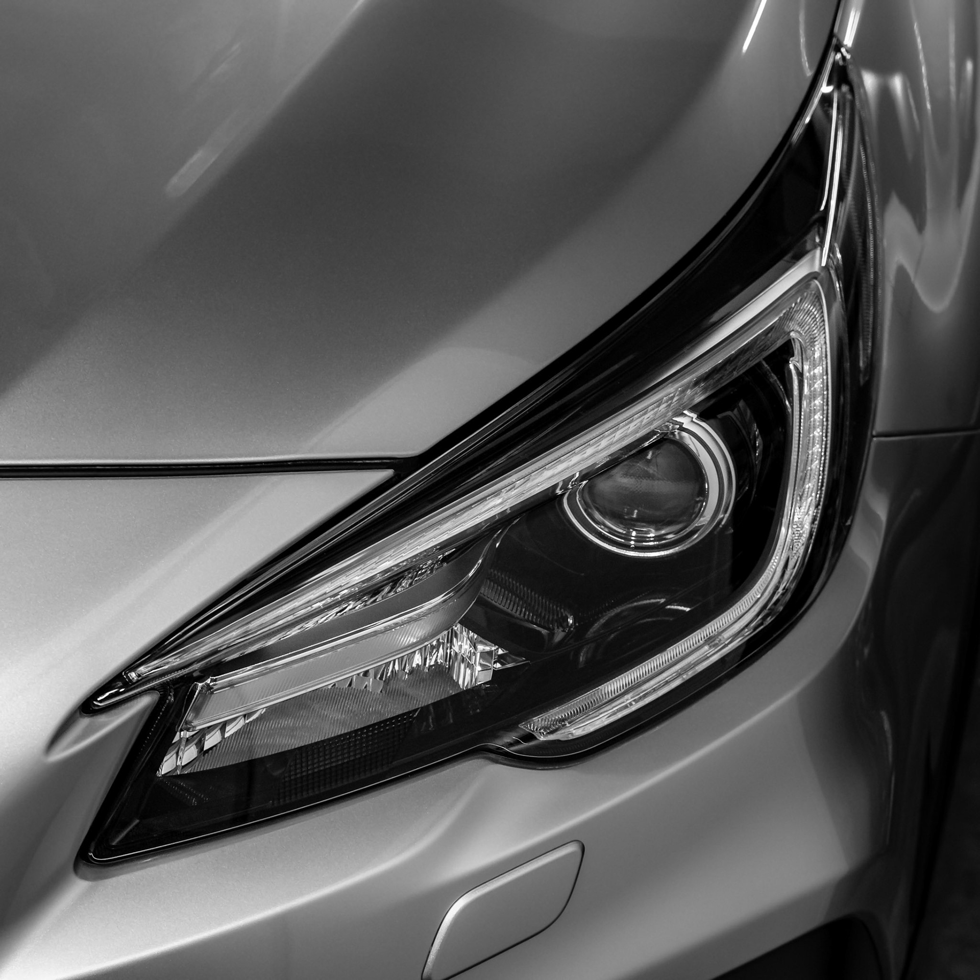 Headlight of our 2018 Subaru Outback