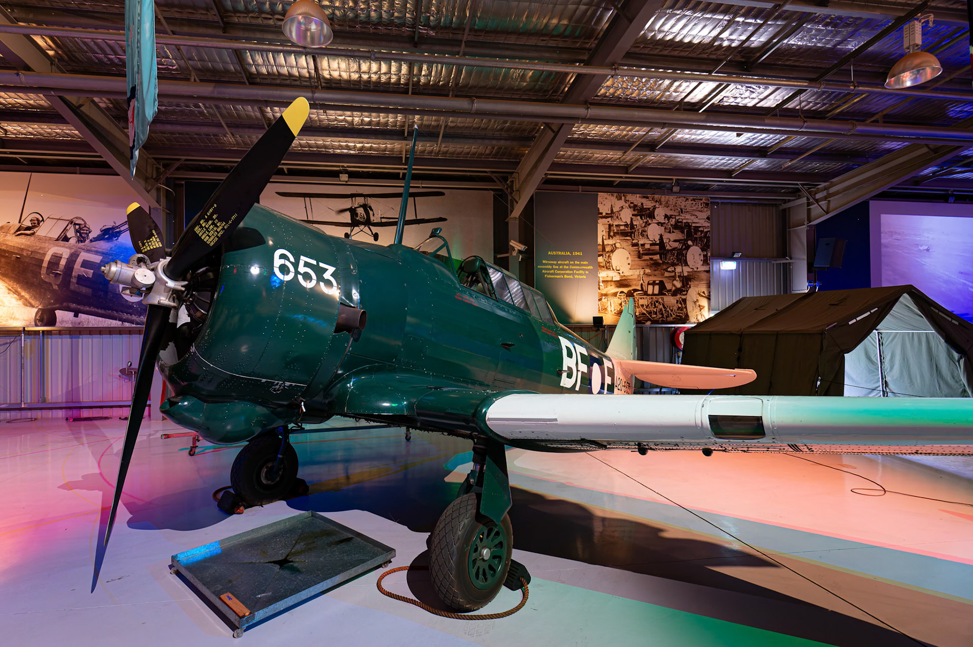 CA-16 Wirraway at Temora Air Museum in Temora, New South Wales, Australia