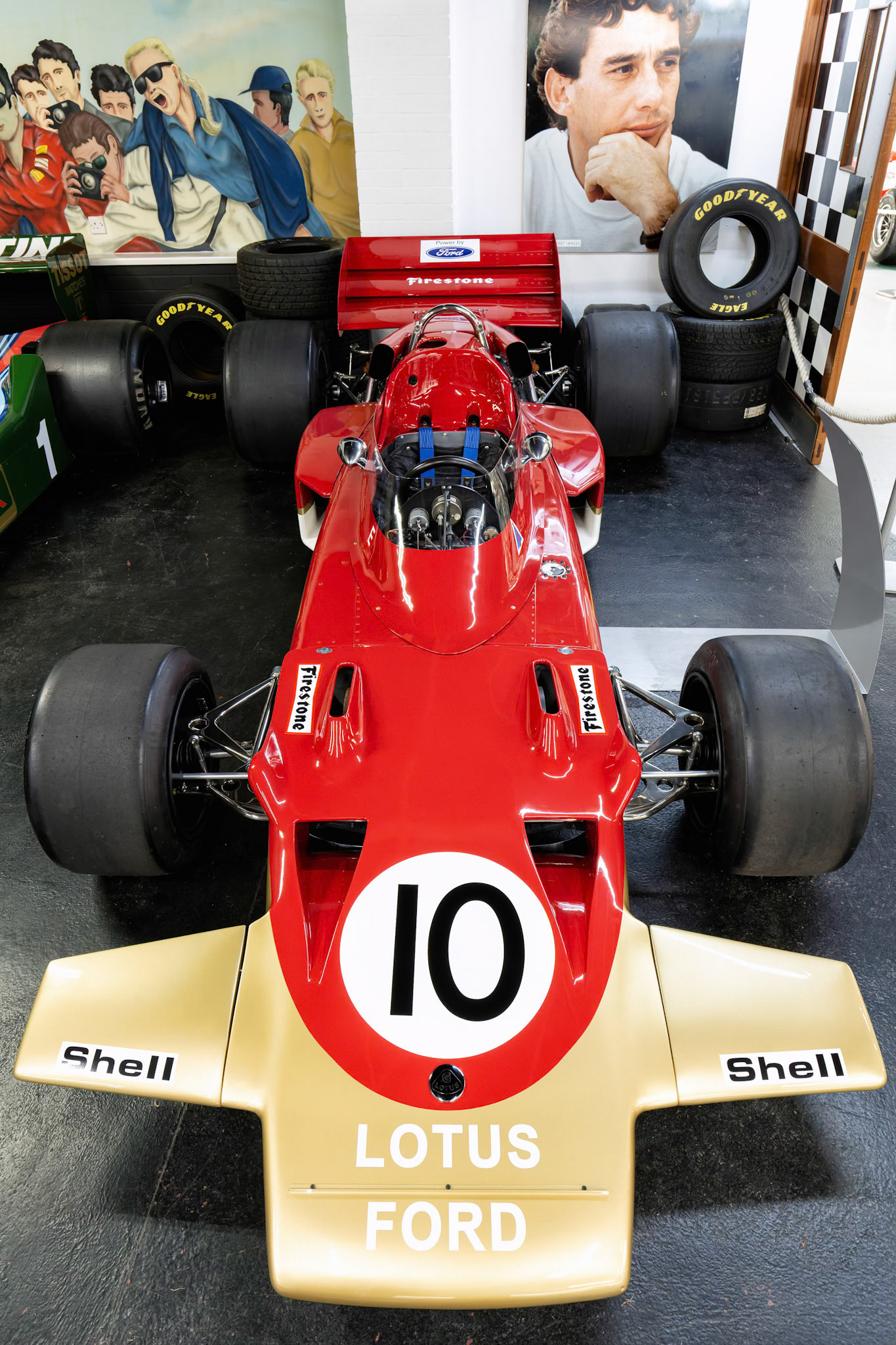1970 Lotus 72 Formula 1 car at Donington Park Museum, England