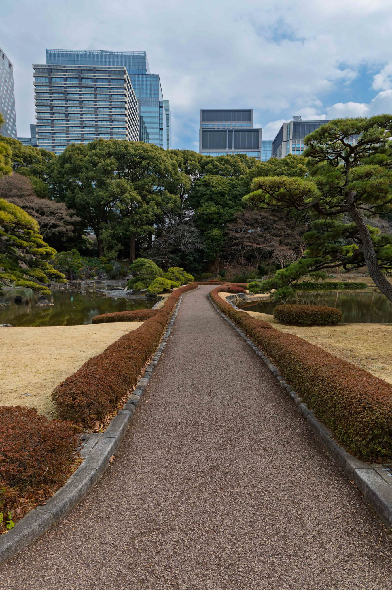 Gardens and surrounding area of the Imperial Palace in Tokyo, Japan