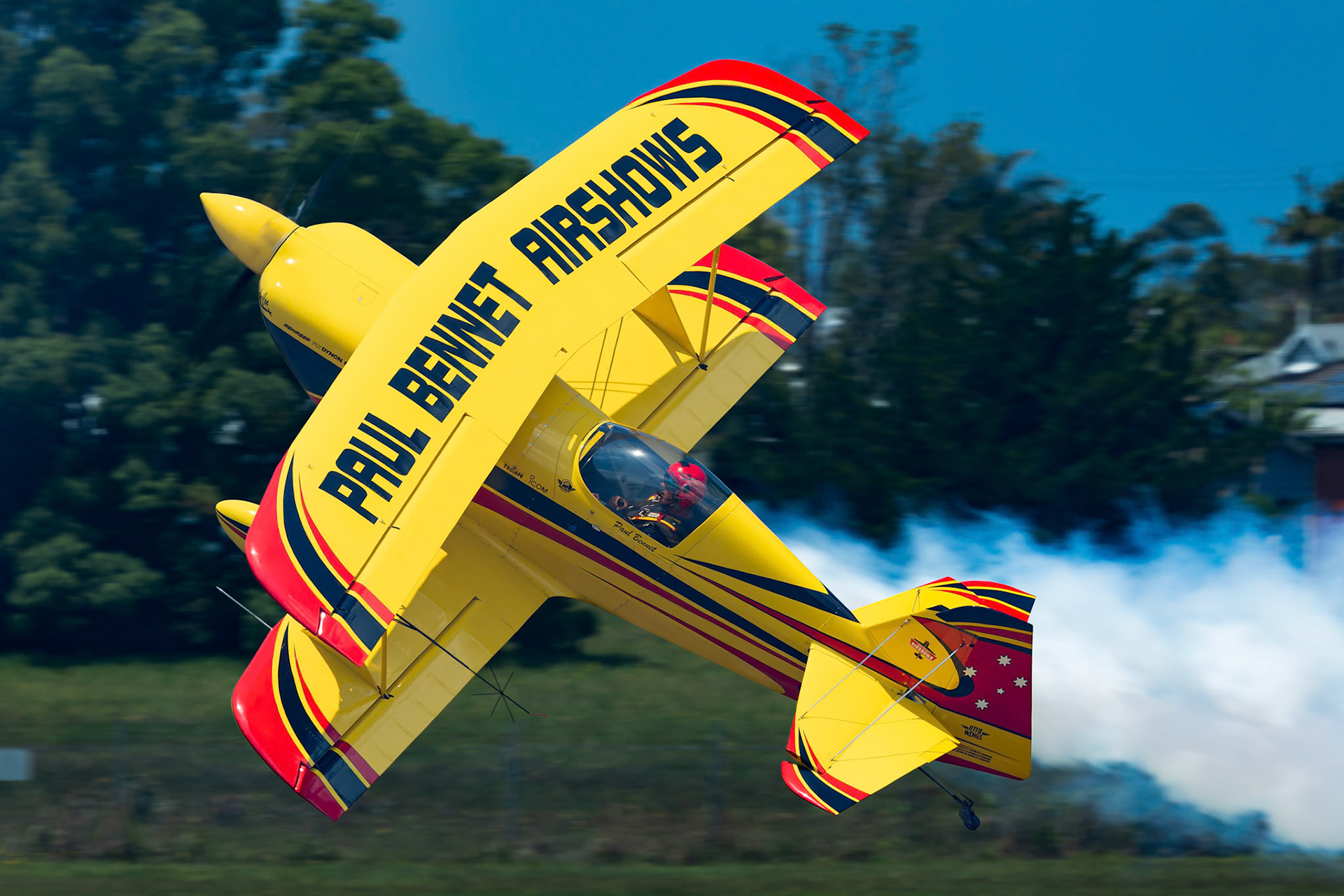 Paul Bennet in the Wolf Pitts Pro [VH-PVB] at the Barrington Coast Airshow in Taree, New South Wales, Australia. 9th of November, 2024