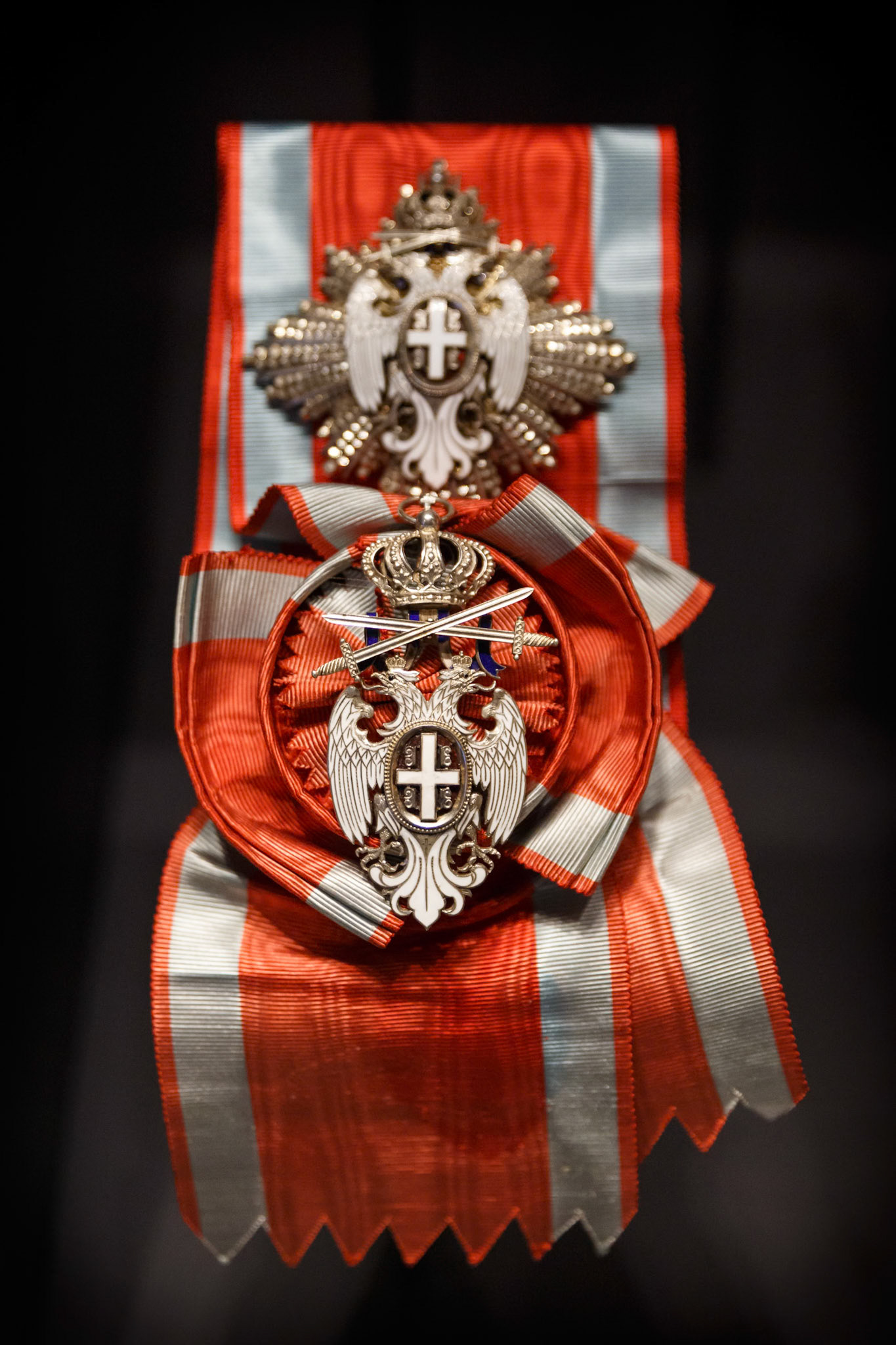Medal at the Edinburgh Castle in Edinburgh, Scotland