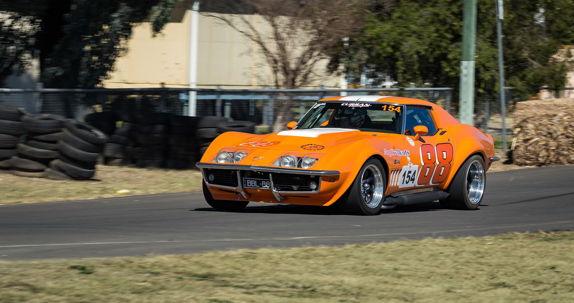 Car 154 - 1969 Corvette Stringray L88, driven by Brett Curran at the Leyburn Sprints, Australia